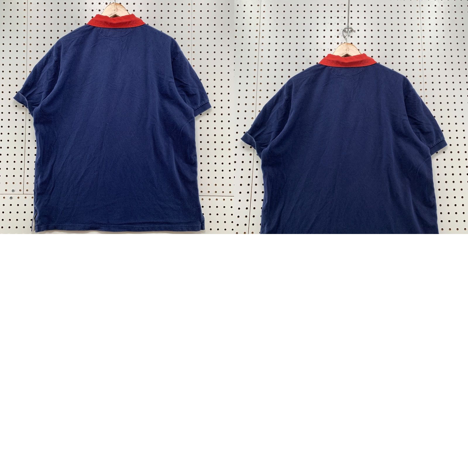 Polo Ralph Lauren VINTAGE Polo Ralph Lauren Rugby Shirt Men XL Blue Collared Nautical HMS 24x28.5 Size US XL / EU 56 / 4 - 9 Thumbnail