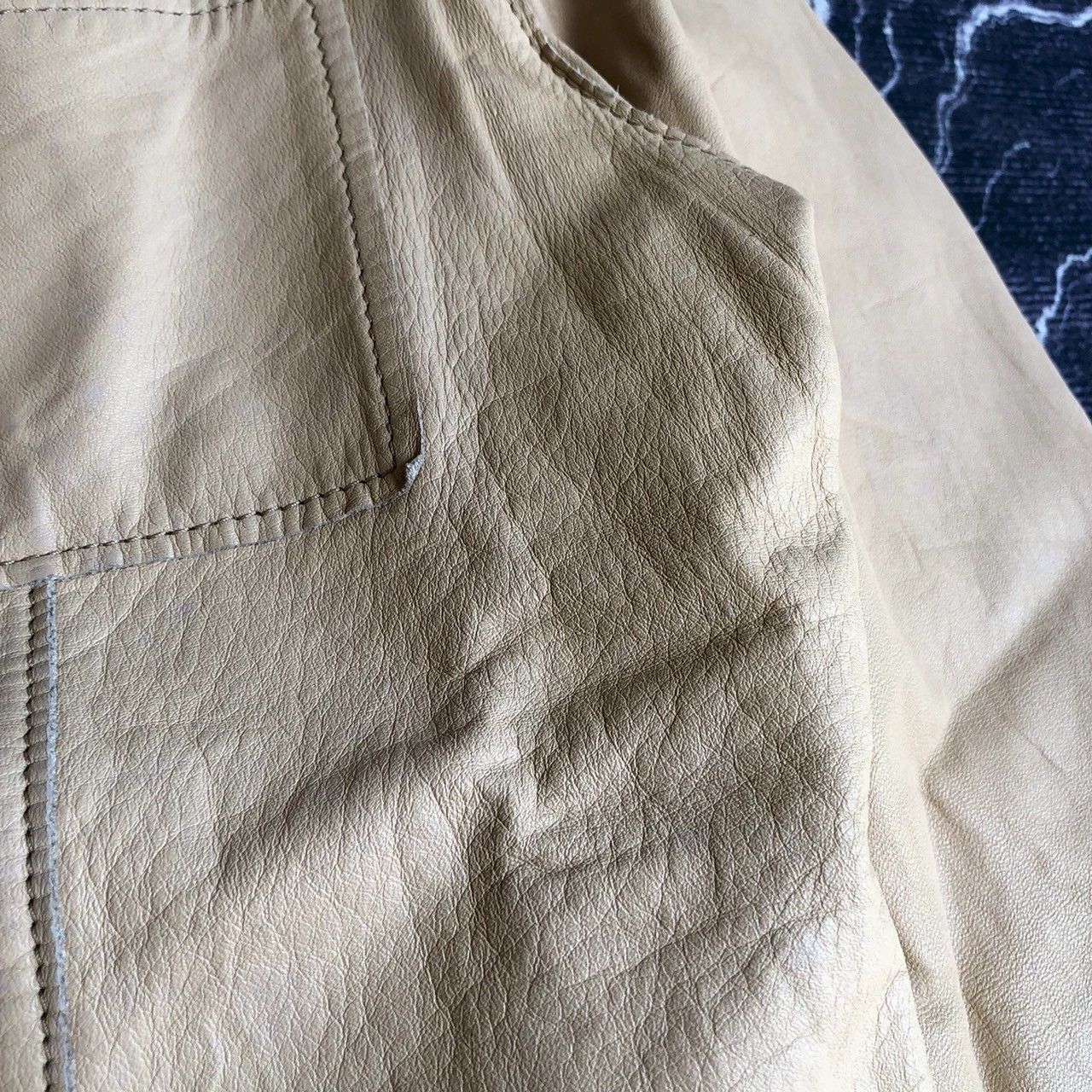 Comme des Garcons Comme des Garcons Tricot Vintage Leather Jacket Size US M / EU 48-50 / 2 - 6 Thumbnail