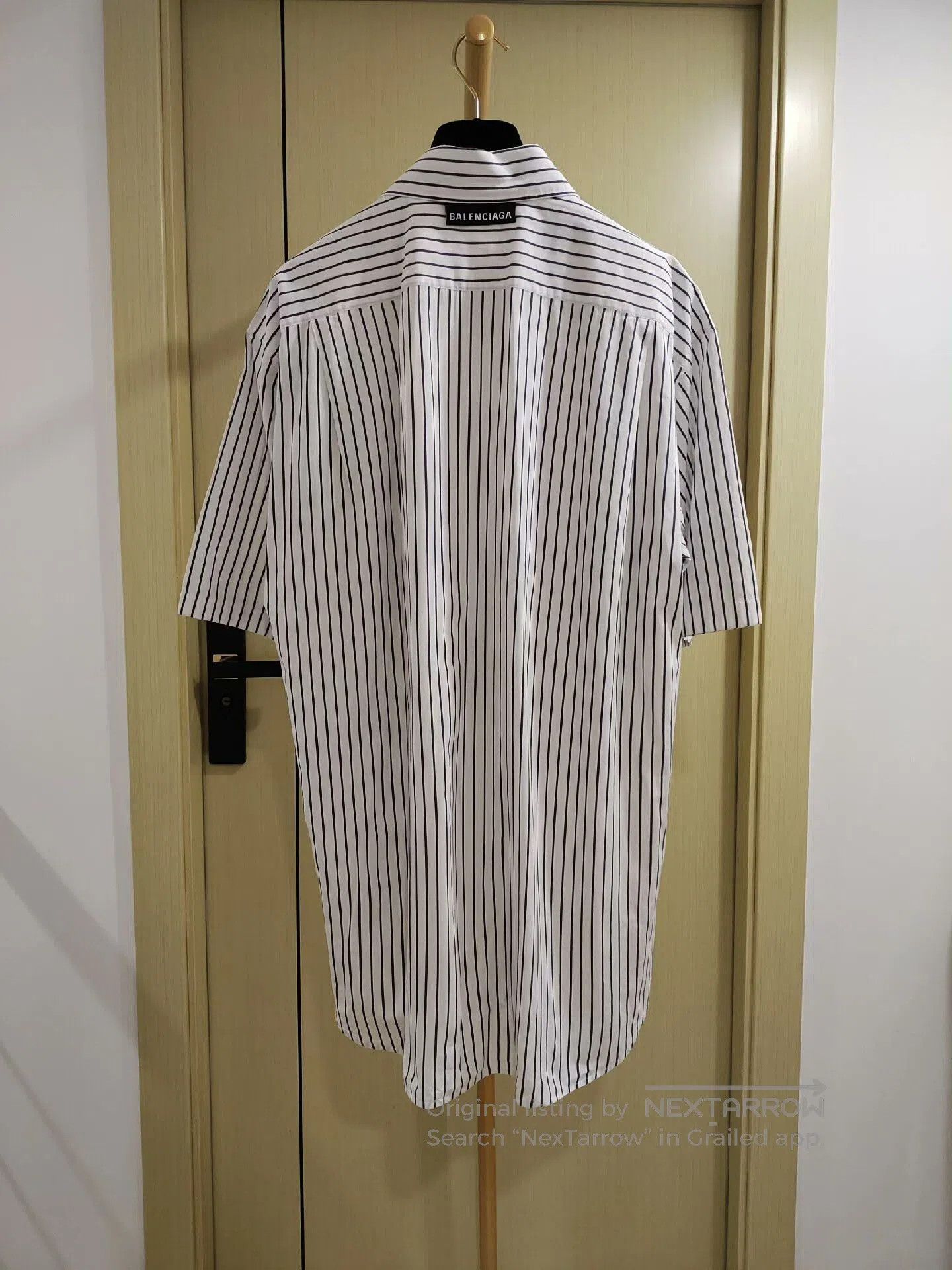 Balenciaga Balenciaga Striped Short Sleeve Top. Size US M / EU 48-50 / 2 - 2 Thumbnail