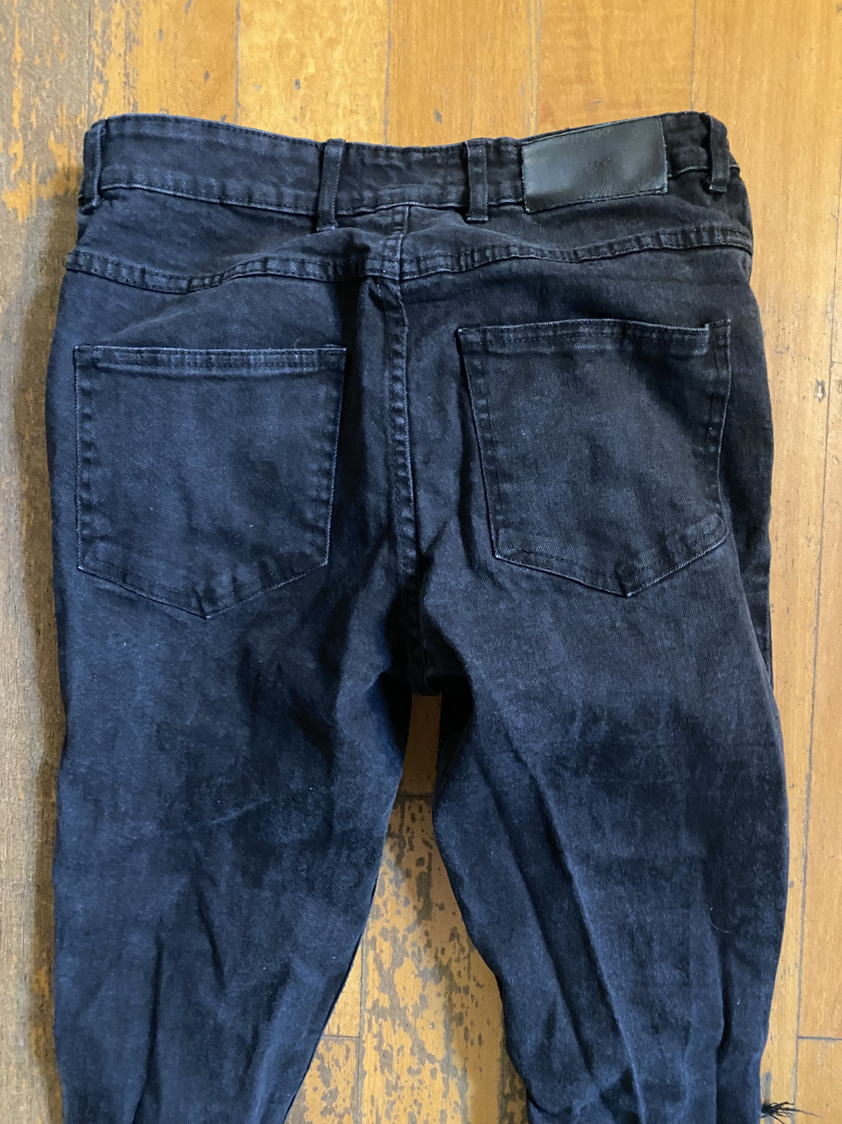 Other UK other UK black distressed skinnies Size US 32 / EU 48 - 4 Thumbnail