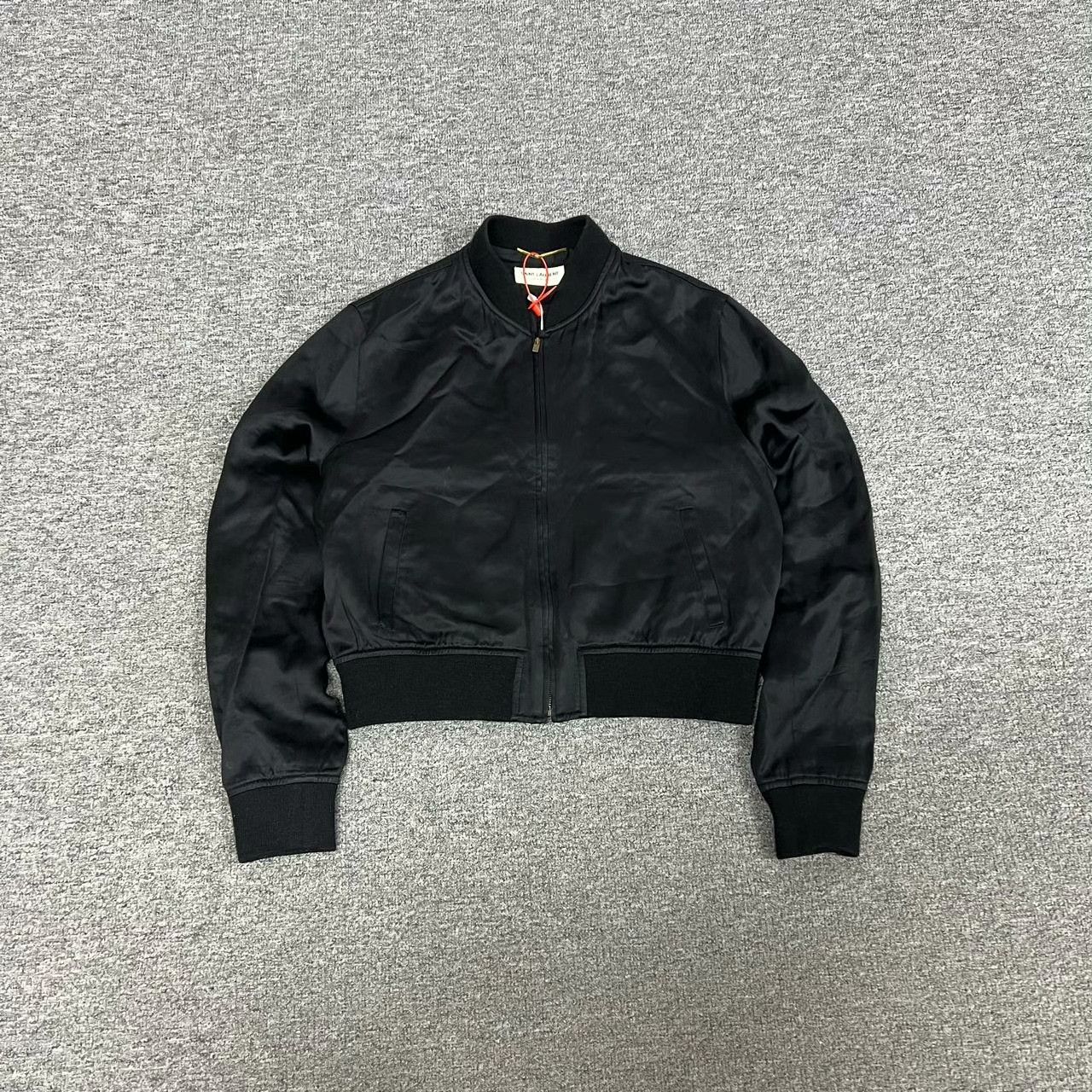 Saint Laurent Paris Saint Laurent SLP Silk Satin Baseball Jacket Size US XS / EU 42 / 0 - 1 Thumbnail