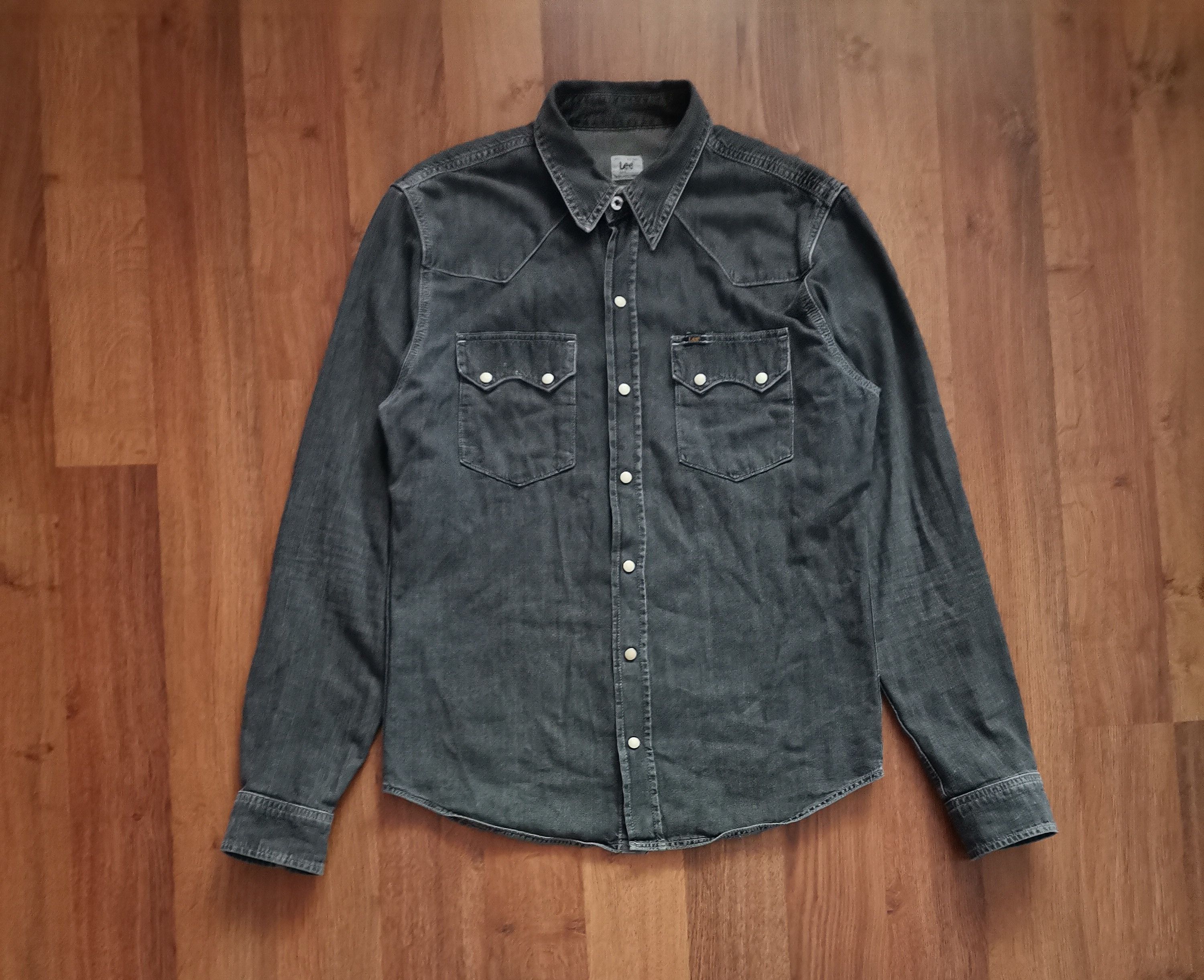 Lee Vintage Lee Rider Denim Shirt Size US M / EU 48-50 / 2 - 1 Thumbnail