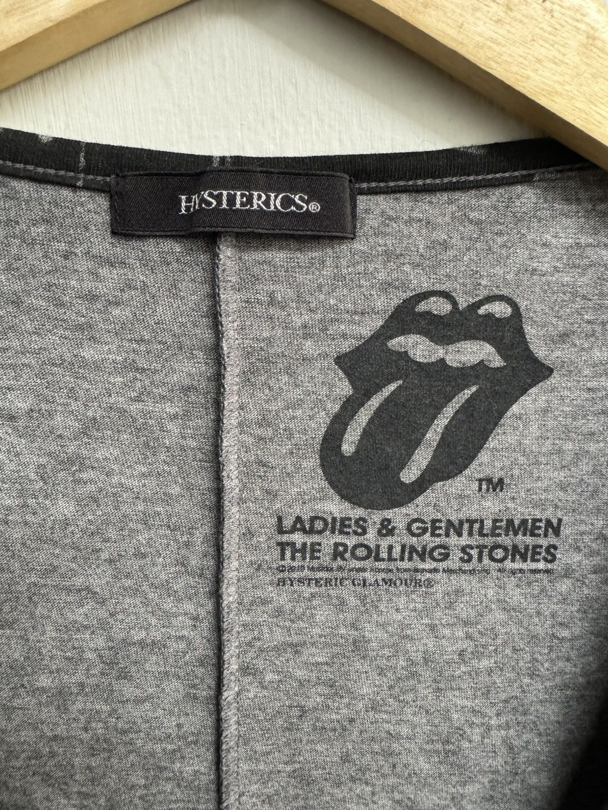 Hysteric Glamour × The Rolling Stones HYSTERIC GLAMOUR X ROLLING STONES SCOOP NECK & DOLMAN SLEEVE Size ONE SIZE - 6 Thumbnail