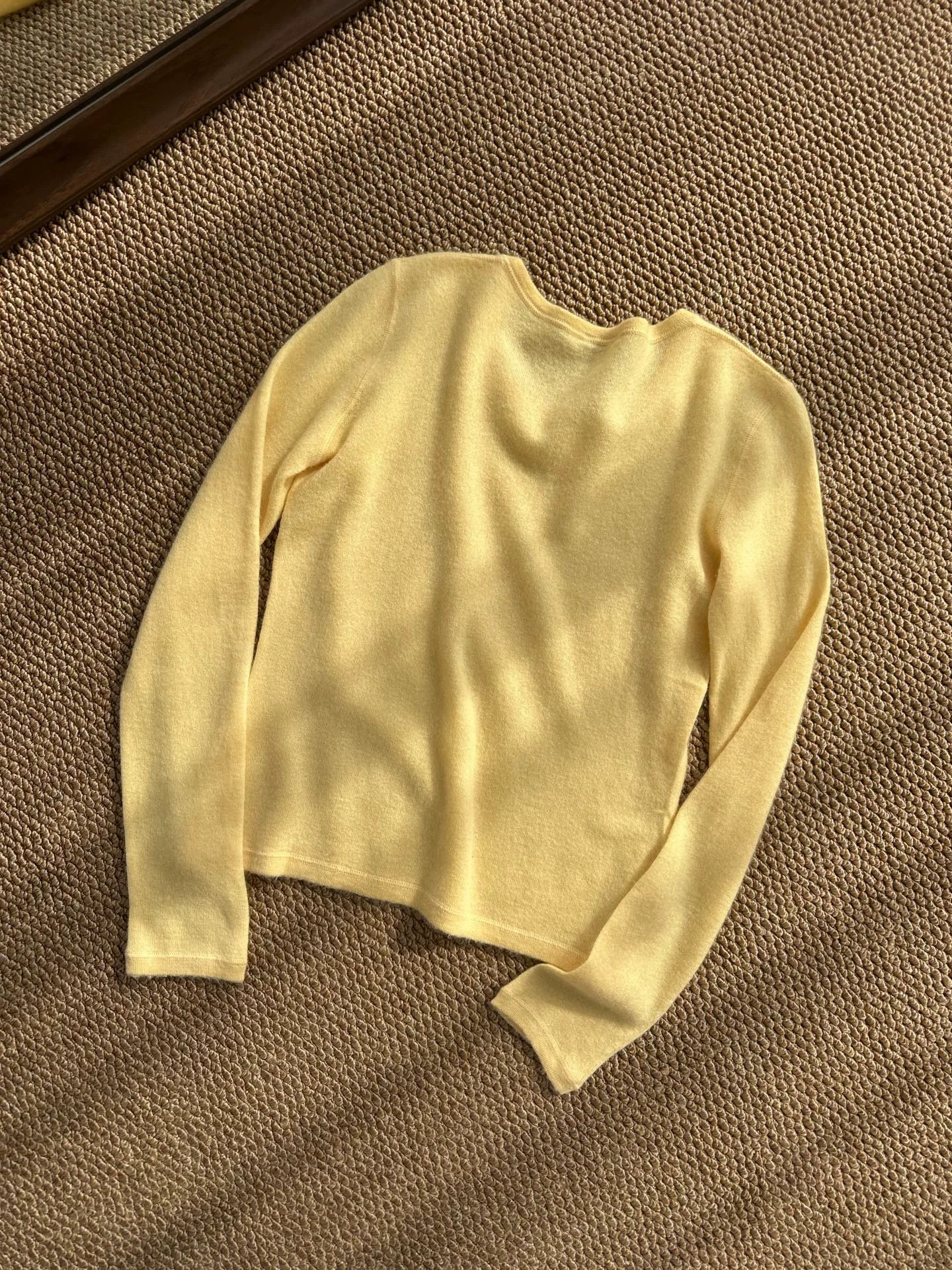 Loro Piana Loro Piana cashmere crewneck knit top ginger 42 Size M / US 6-8 / IT 42-44 - 2 Thumbnail