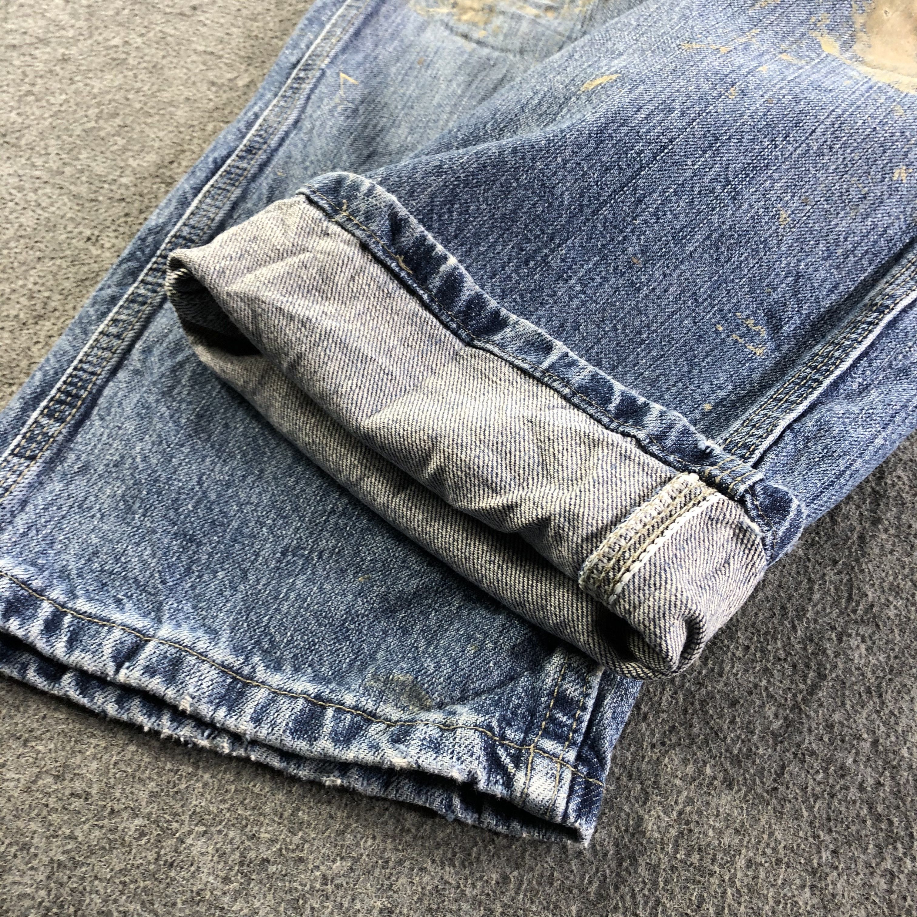 Lee Vintage Blue Wash Lee Jeans-J4215 Size US 33 - 7 Thumbnail