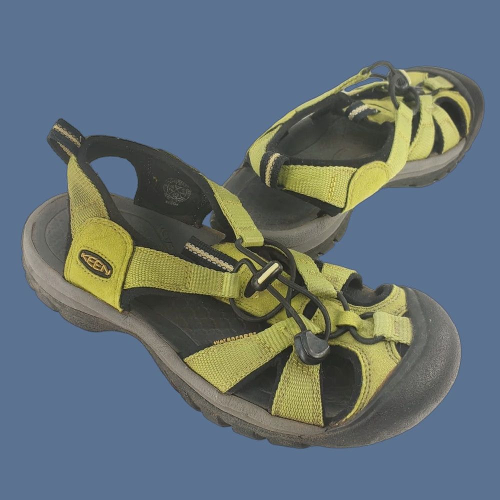 KEEN KEEN Venice H2 Women's Sandal 7.5 Green Waterproof Slingback Medium Integrates Logo, Rubber Insole, Rubber Outsole - Sports, Travel, Activewear Size US 5 / IT 35 - 1 Thumbnail
