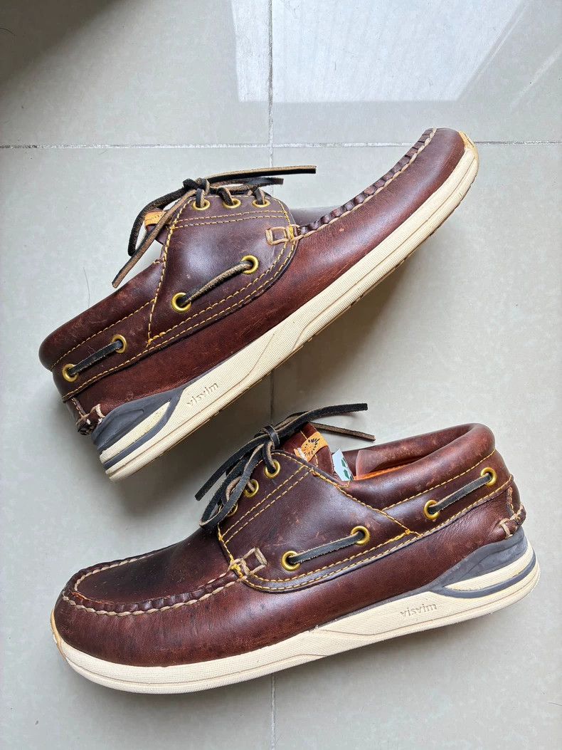 Visvim Classic Visvim Brown Leather Shoes Size US 8 / EU 41 - 1 Thumbnail