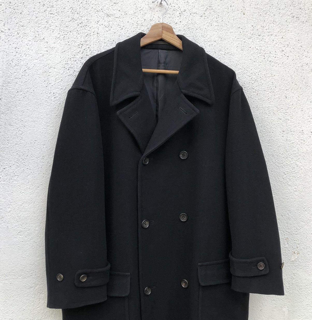 Comme des Garcons VTG 1988 COMME des GARÇONS Homme Long Peacoat Jacket Size US M / EU 48-50 / 2 - 4 Thumbnail