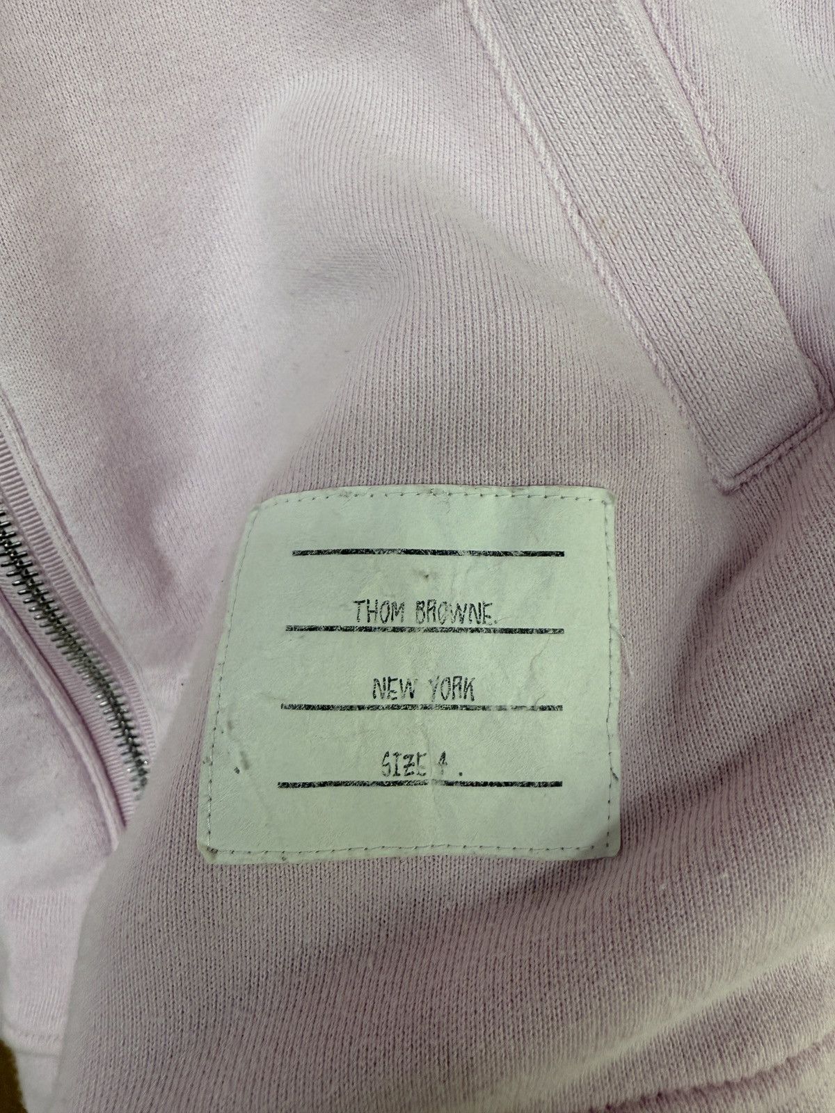 Thom Browne Thome Browne Pink Zip Up Hoodie Size US M / EU 48-50 / 2 - 5 Thumbnail