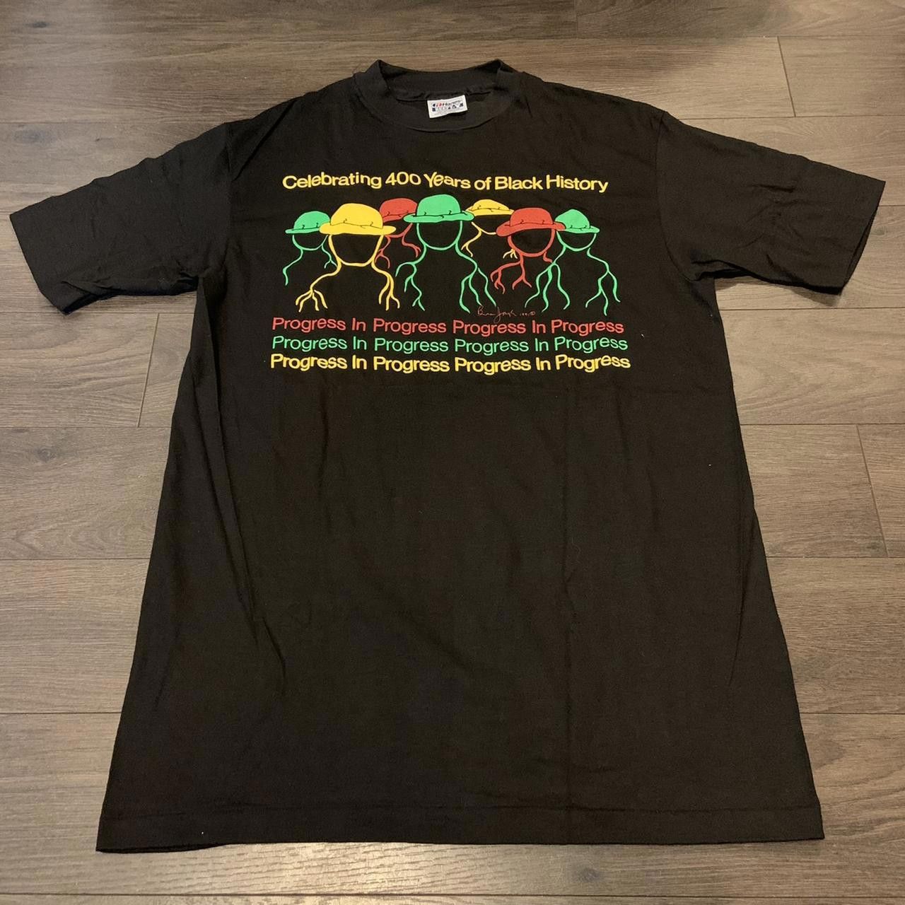 Designer Vintage Black History Month T Shirt 1991 Large Size US L / EU 52-54 / 3 - 2 Thumbnail