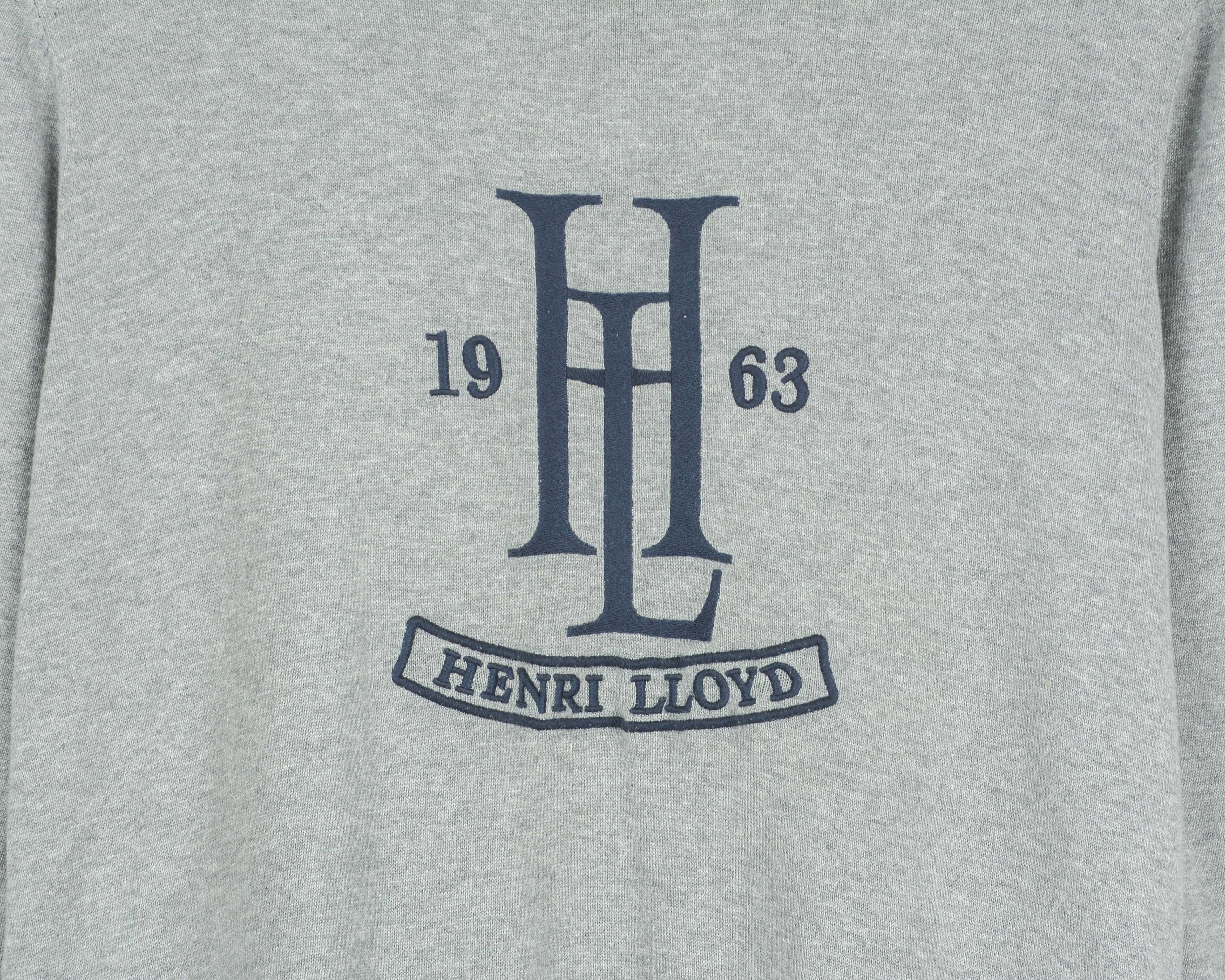 Henri Lloyd Jumper Pullover L Sweater Embroidery Crew Neck Cotton Casual Size US L / EU 52-54 / 3 - 4 Thumbnail