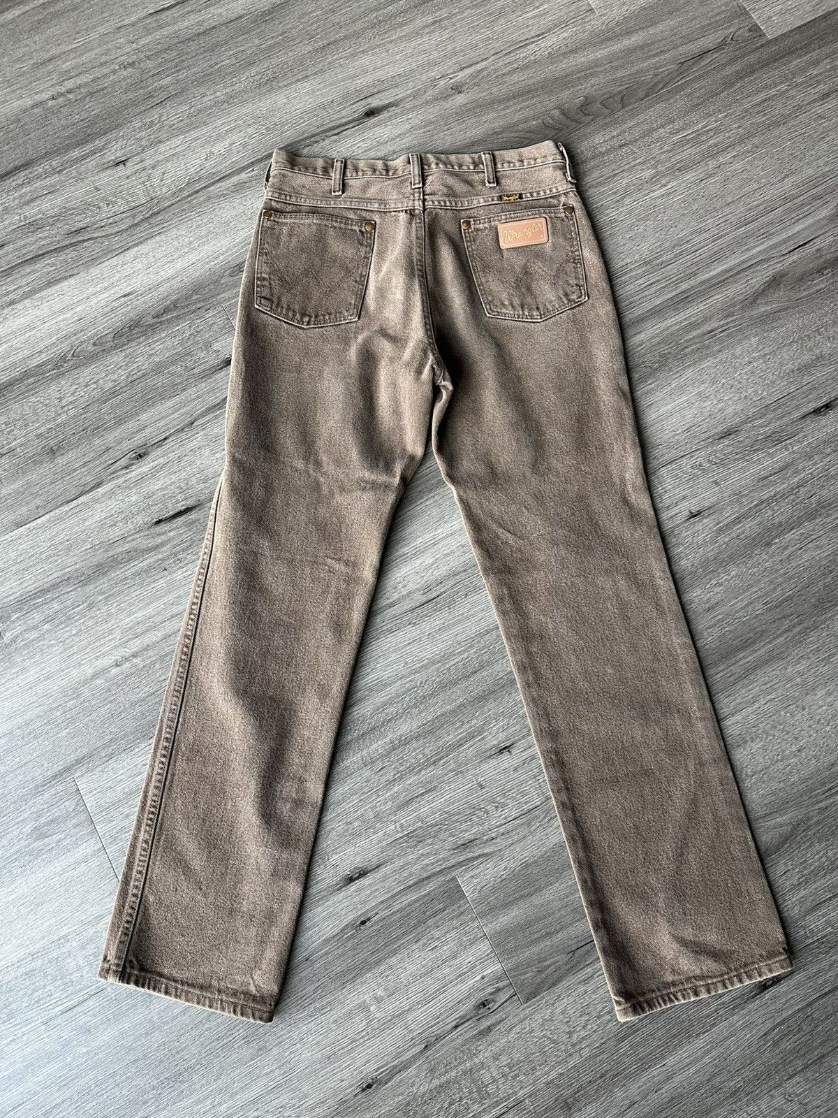 Wrangler Vintage Faded Brown Wrangler Jeans Size US 32 / EU 48 - 2 Thumbnail