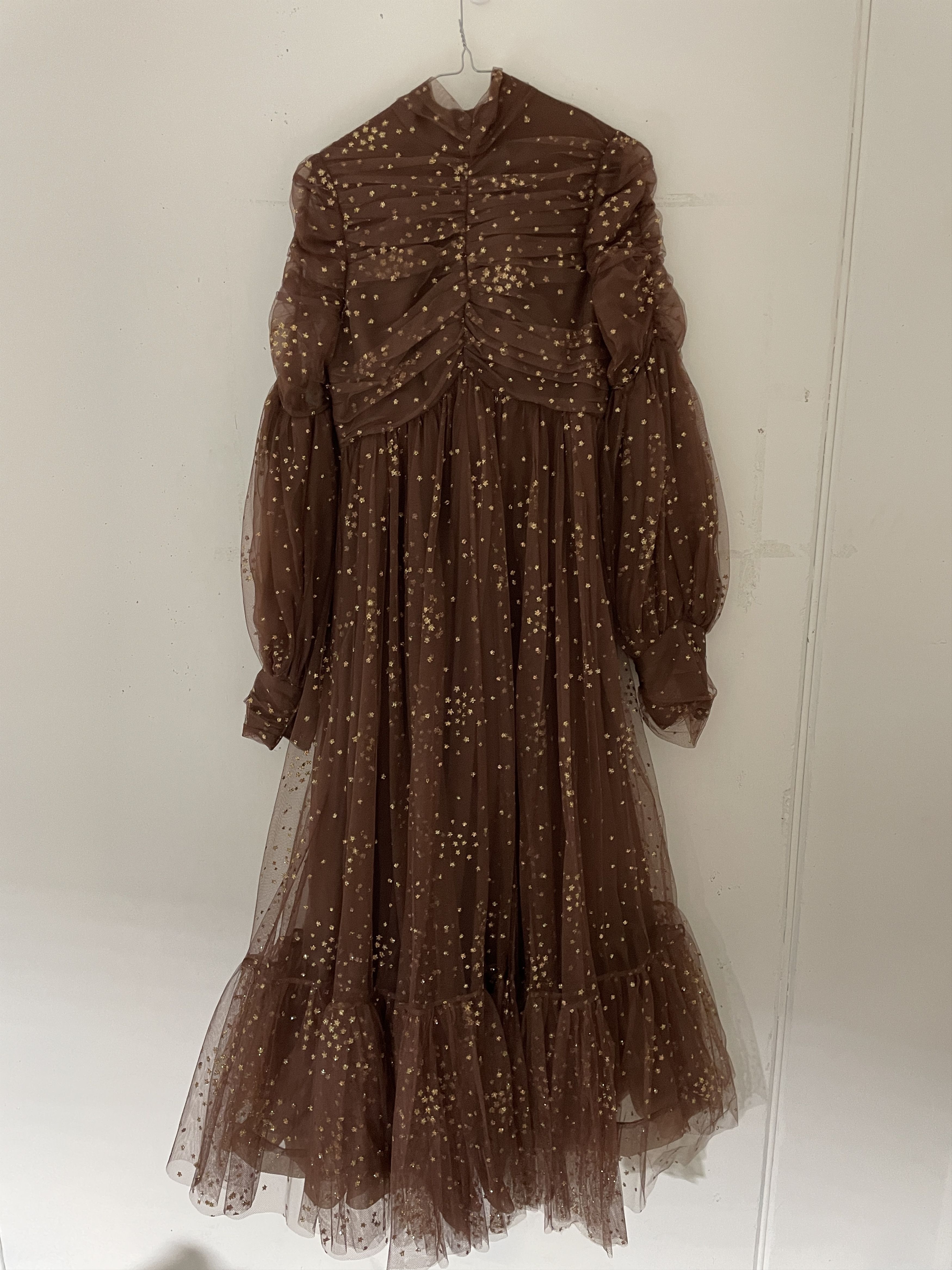 Zimmermann Tempo Ruched Glitter Gown Size S / US 4 / IT 40 - 4 Thumbnail