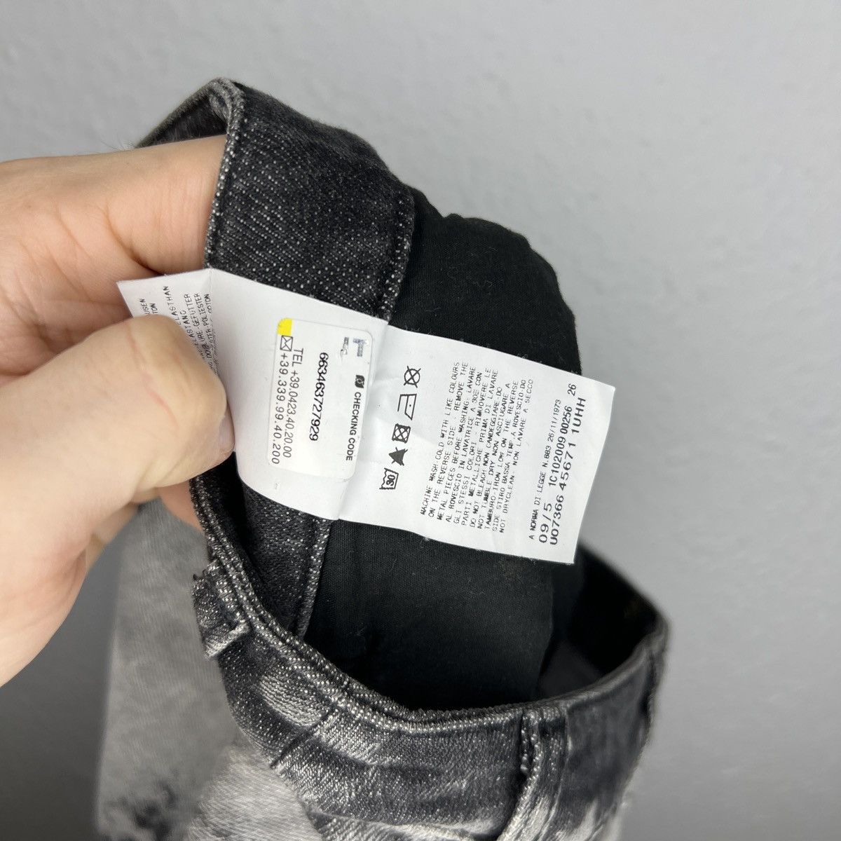 Just Cavalli × Roberto Cavalli × Vintage Just Cavalli Mini Skirt Painted Grey Vintage Zip Retro Y2K Size 28" / US 6 / IT 42 - 9 Thumbnail