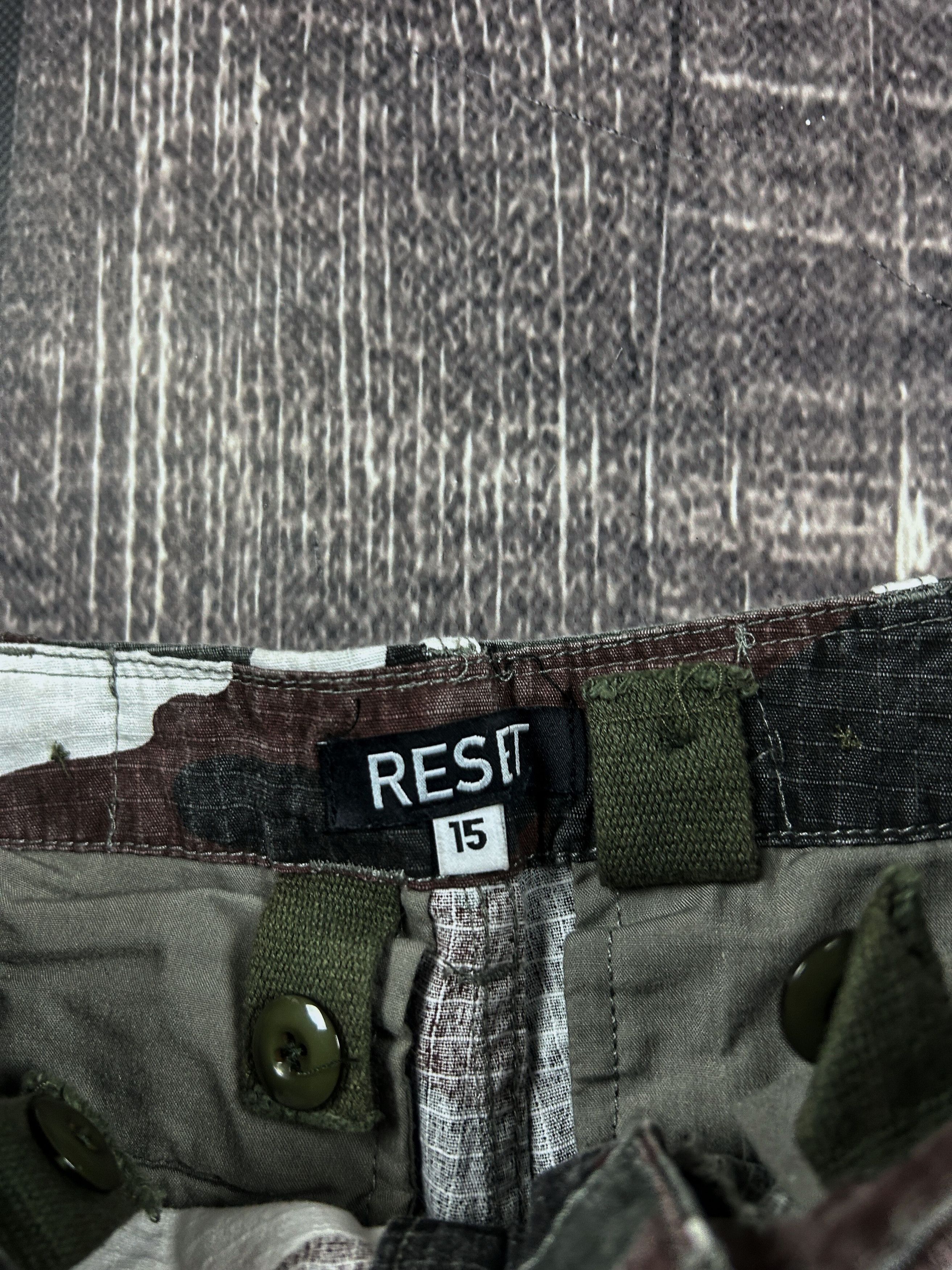 Japanese Brand VTG Camo Cargo Pants Military Style Y2K Baggy Multi Pocket Size US 30 / EU 46 - 8 Thumbnail