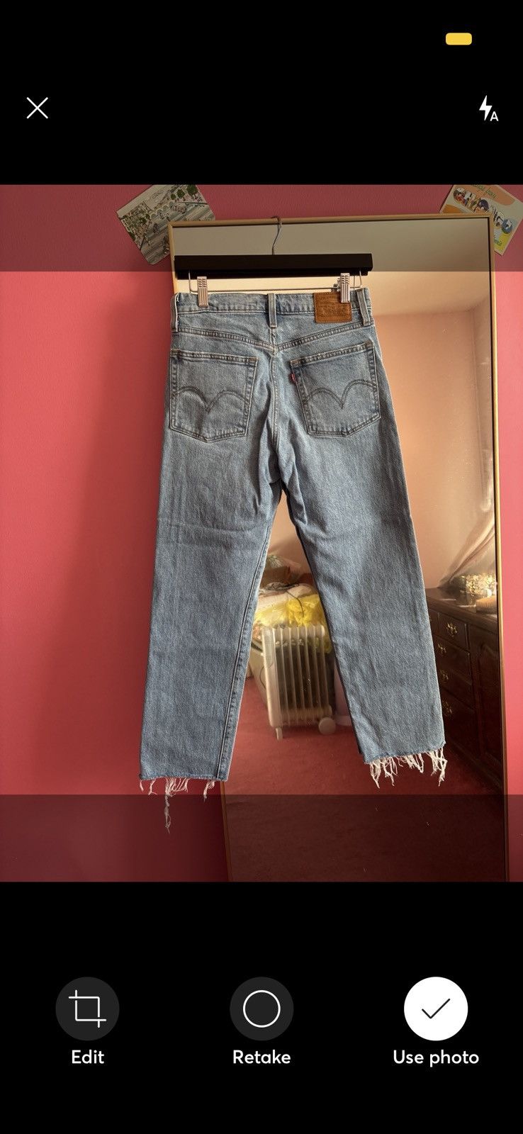 Levi's Levi's Women's Wedgie Straight Jeans Size 27" / US 4 / IT 40 - 2 Thumbnail