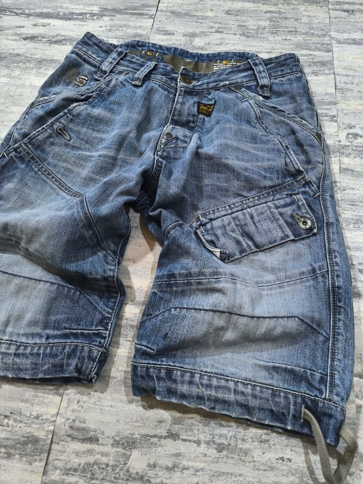 G-Star gstar biker opium cargo balenciaga jorts Size US 30 / EU 46 - 7 Thumbnail