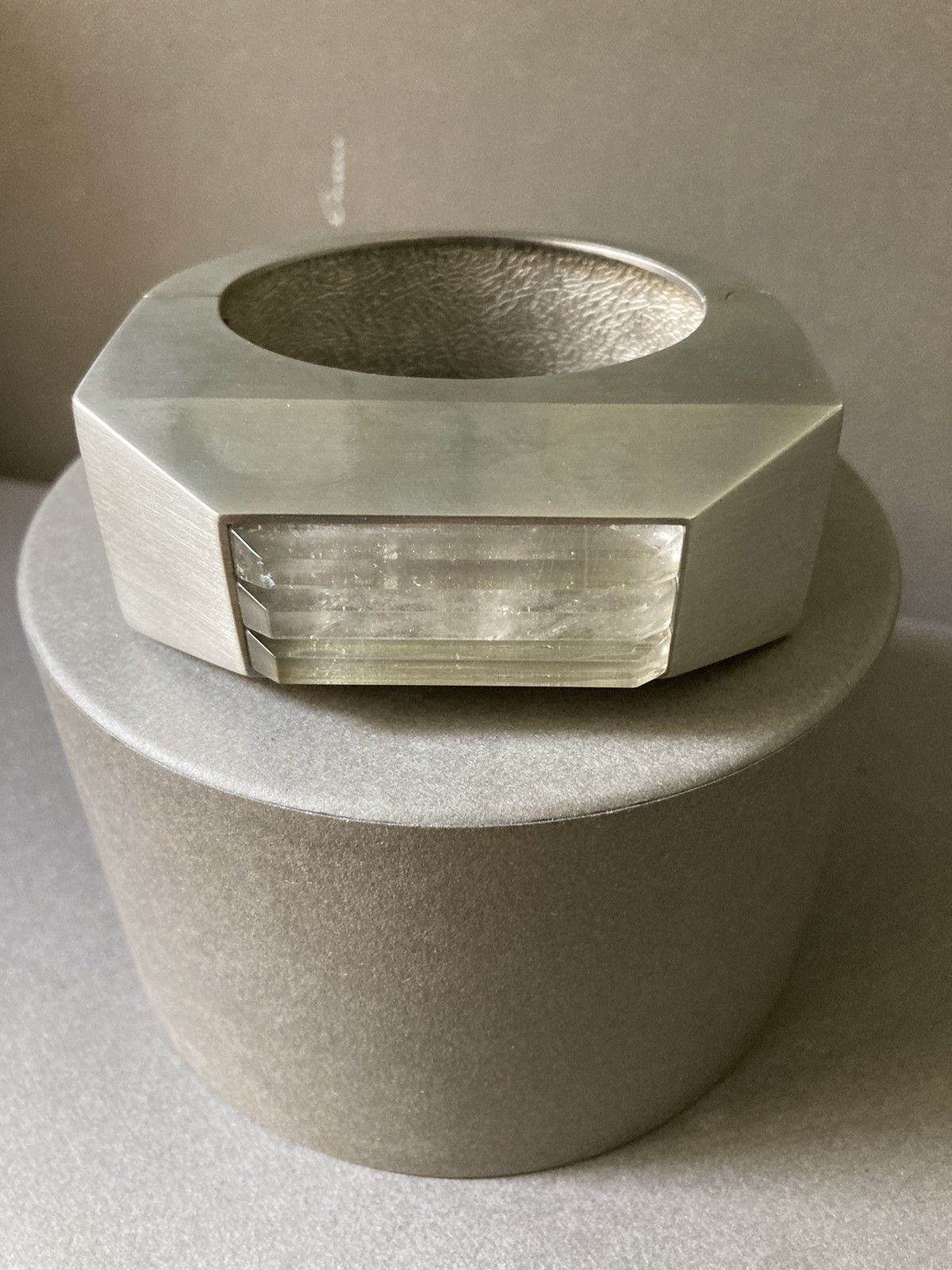 Rick Owens NEVER WORN/ Rick Owens Crystal Beveled Bangle Bracelet Size ONE SIZE - 4 Thumbnail