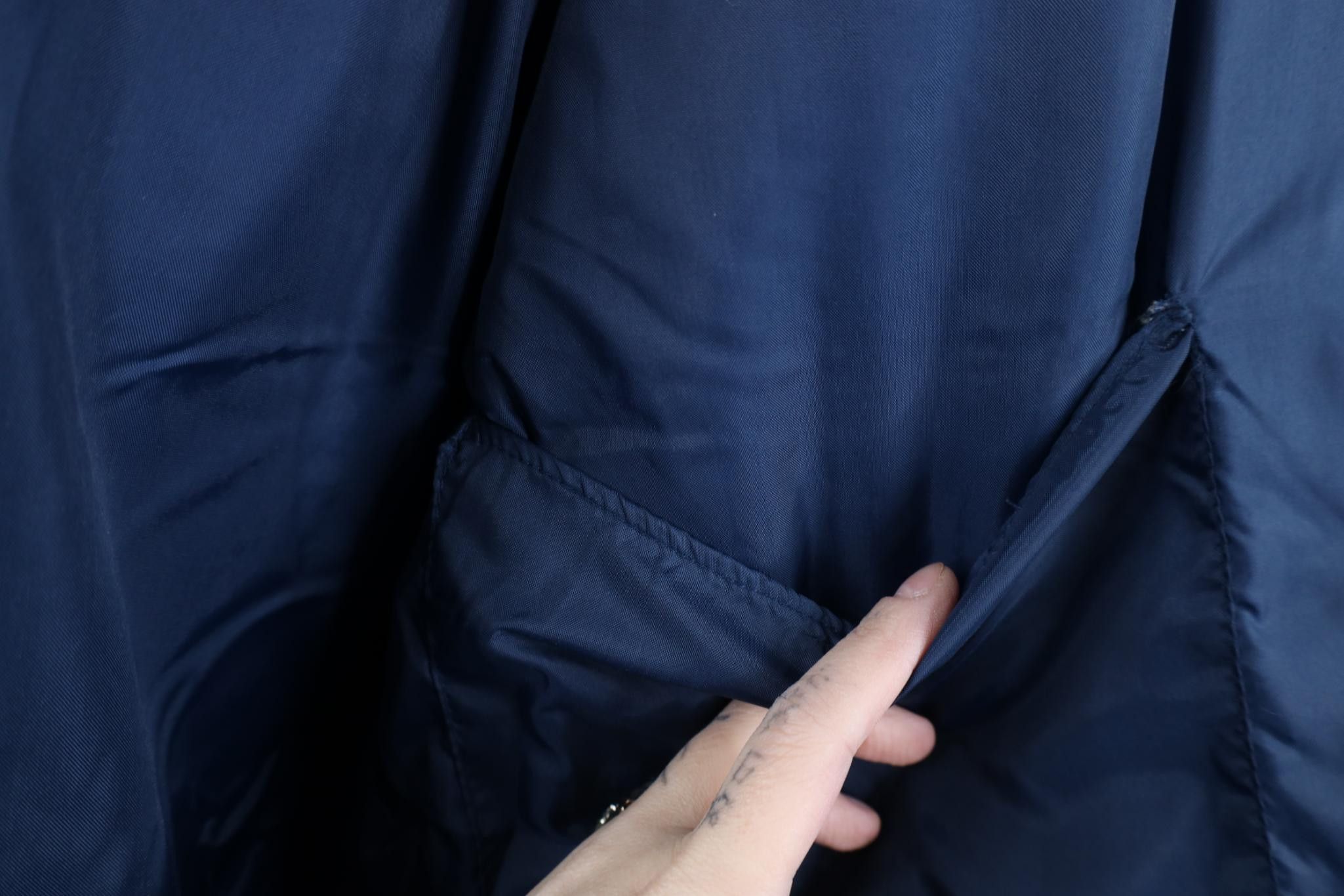 Vintage Vintage 70s Streetwear Puffer Chore Barn Jacket Navy Blue Size US L / EU 52-54 / 3 - 14 Thumbnail