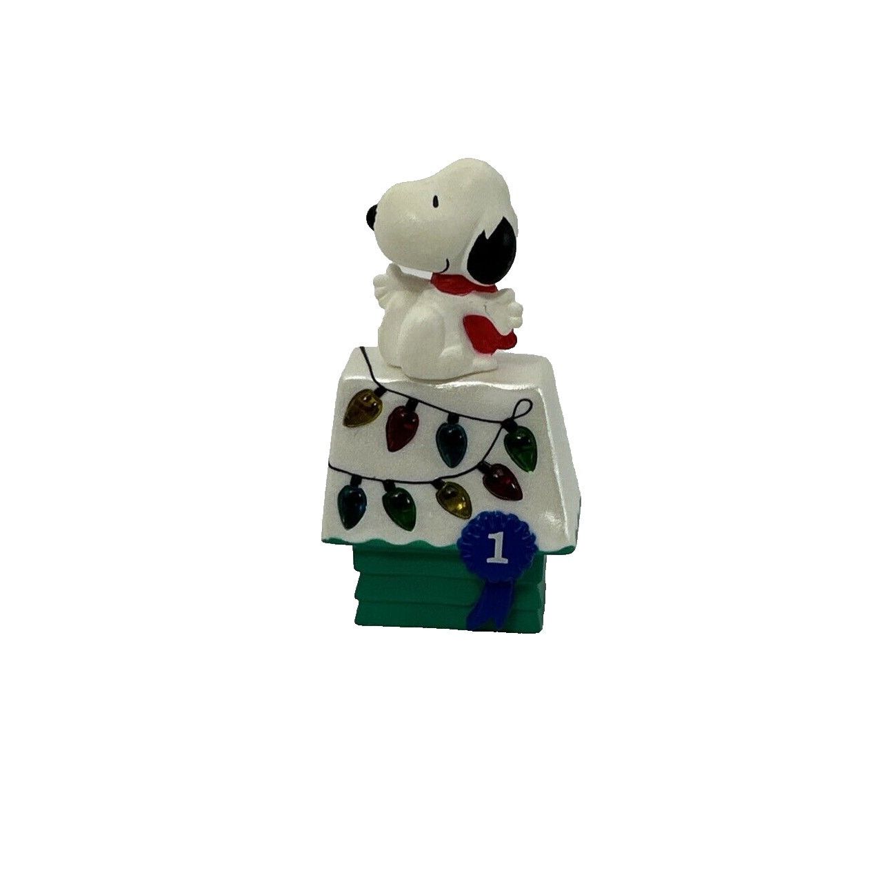 Peanuts 1966 Peanuts SNOOPY 1st Place Christmas House Brooch Pin Size ONE SIZE - 4 Thumbnail