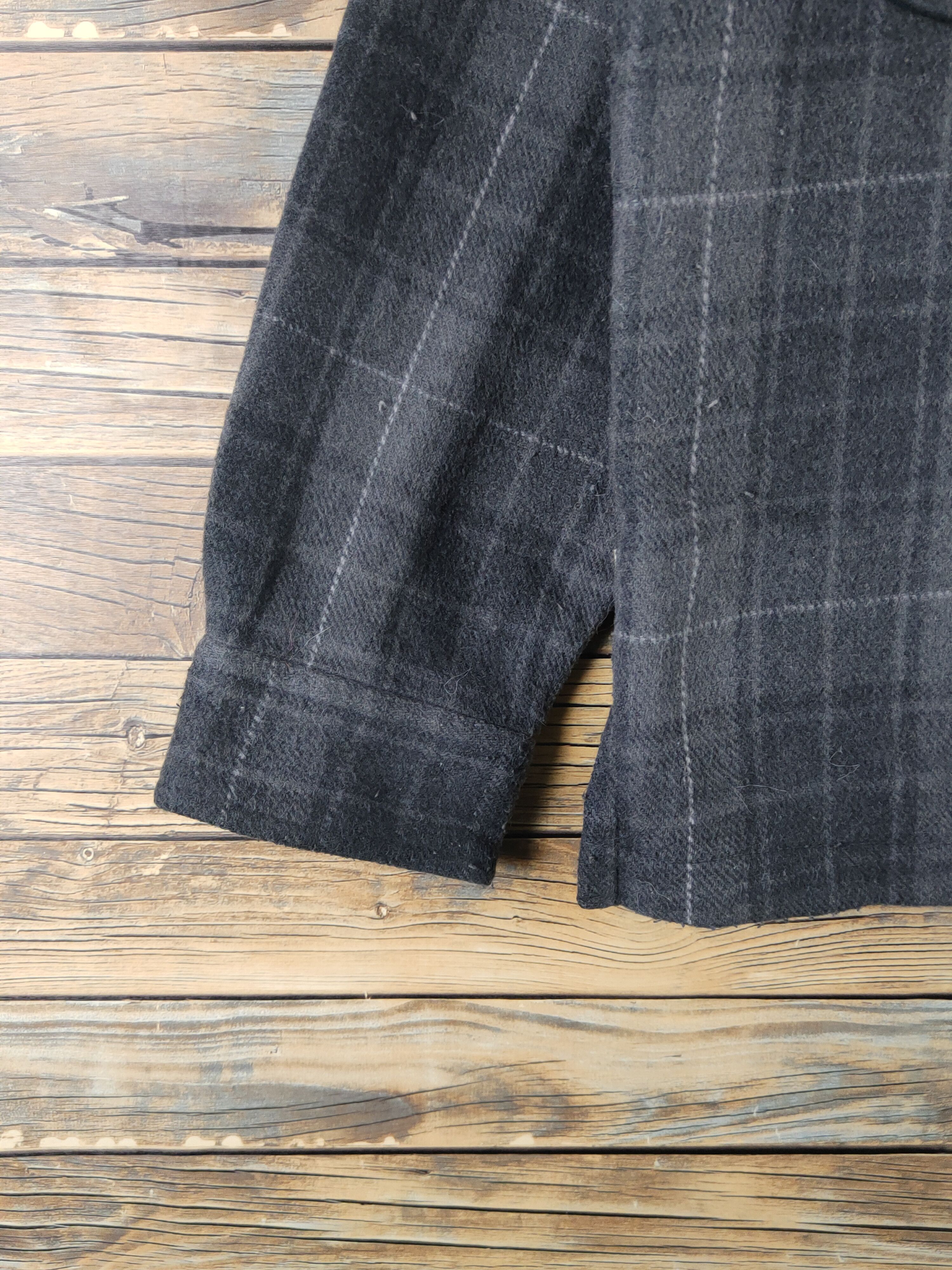 Columbia × Japanese Brand × Vintage Columbia Dark Gray Wool shirt #W1625 Size US L / EU 52-54 / 3 - 5 Thumbnail