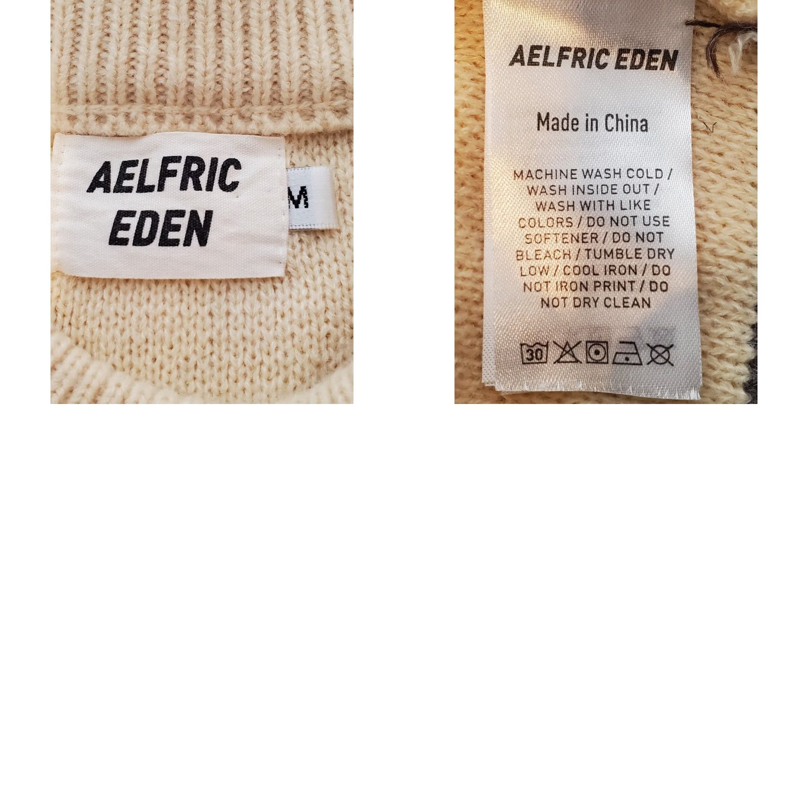 Vintage Aelfric Eden Sweater Pullover Beige M Van Gogh Sunflower & Self Portrait Men's Size US M / EU 48-50 / 2 - 8 Thumbnail