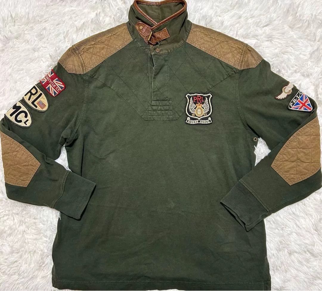 RRL Ralph Lauren Ralph Lauren Vintage Moto Long Sleeve Shirt Size US XL / EU 56 / 4 - 1 Thumbnail