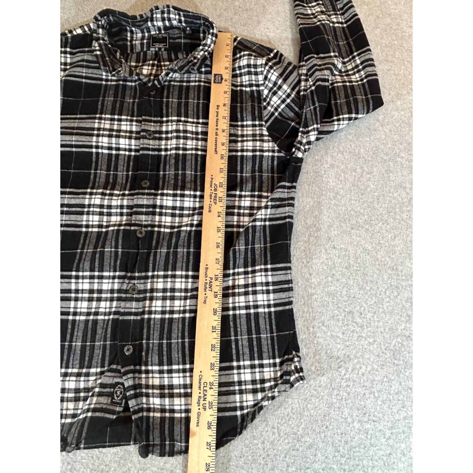 Todd Snyder Todd Snyder Shirt Men M Flannel Black Plaid Button Long Sleeve Cotton Size US M / EU 48-50 / 2 - 5 Thumbnail