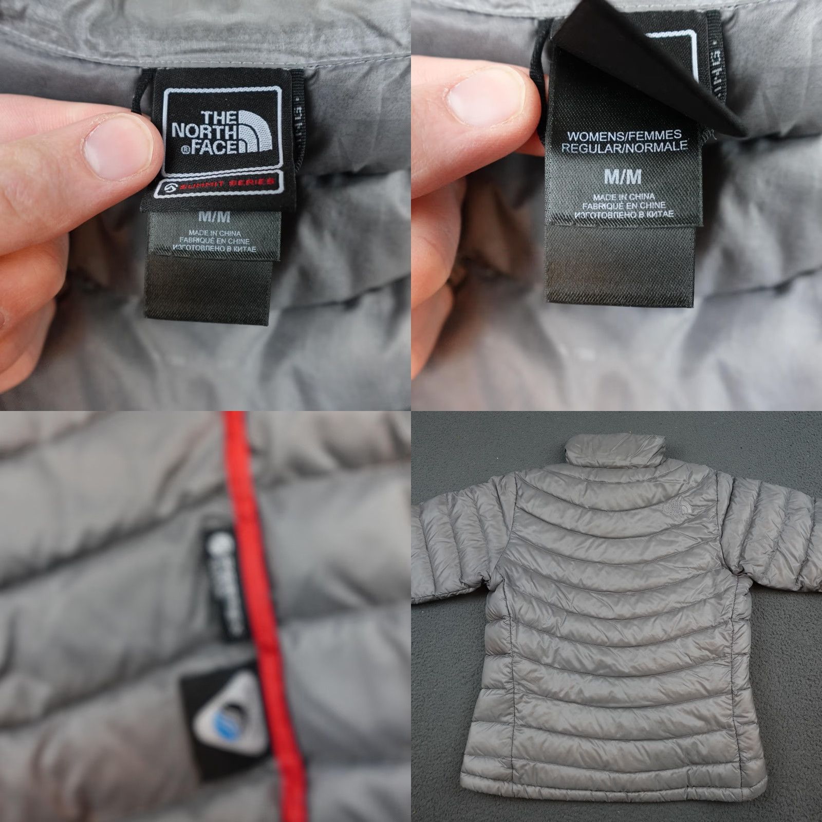 The North Face The North Face Summit Series Jacket Womens Medium Gray 800 Down Puffer Zip Warm Size M / US 6-8 / IT 42-44 - 8 Thumbnail