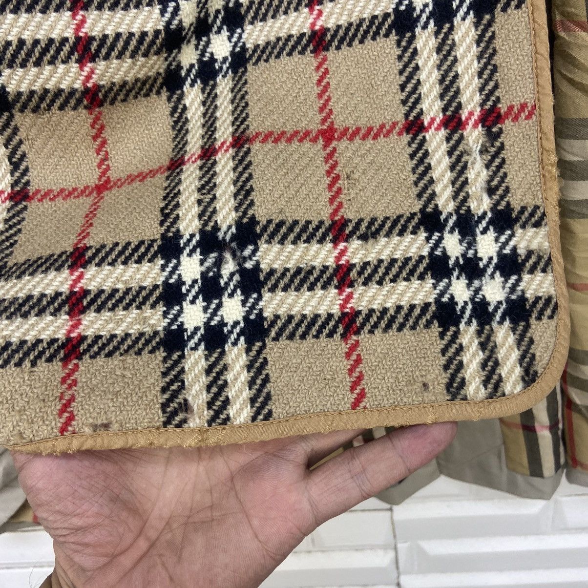Burberry Prorsum Vintage Burberry Prorsum Nova Check Trench Coat Size US M / EU 48-50 / 2 - 14 Thumbnail