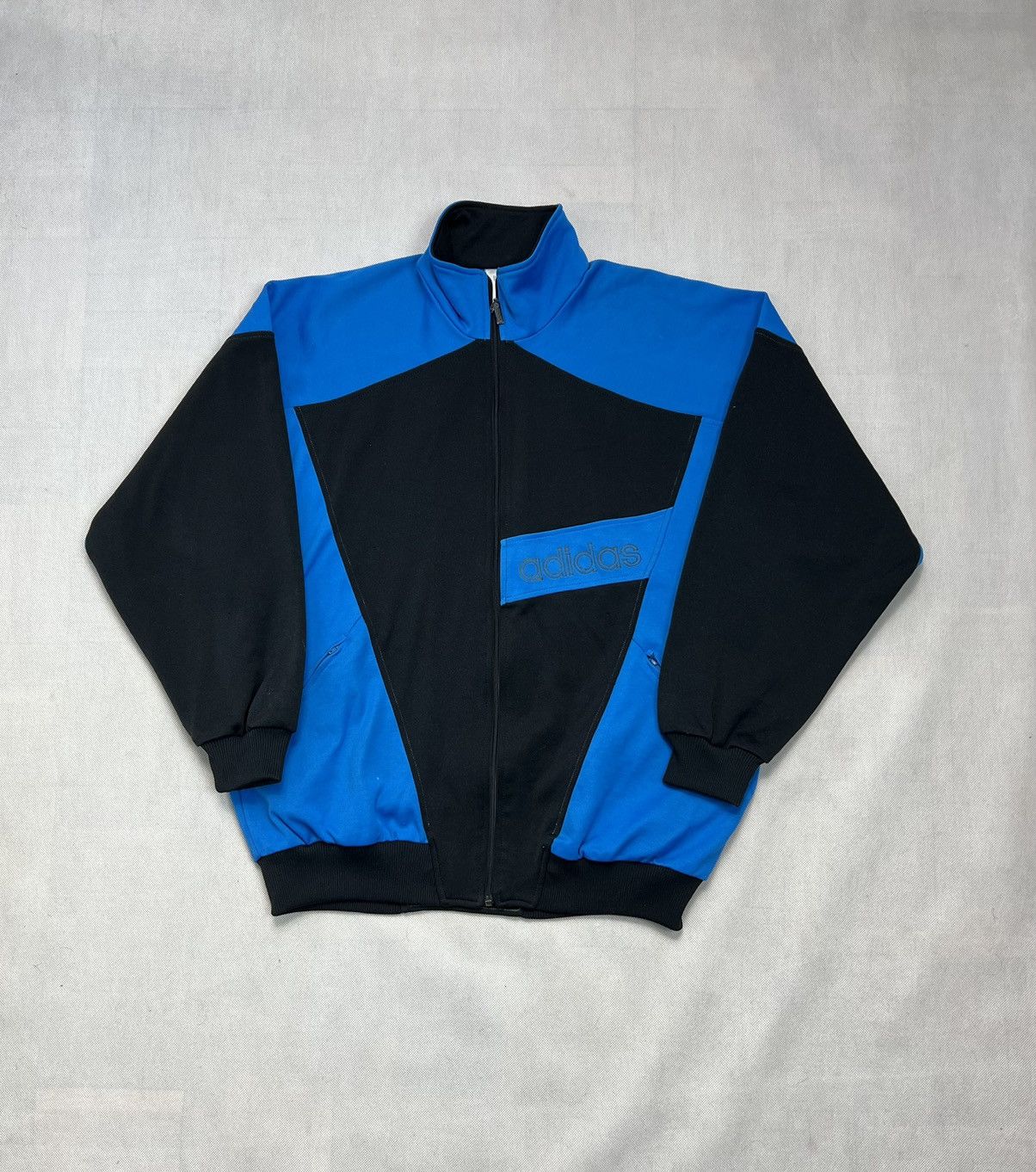 Adidas × Vintage Sweatshirt Adidas vintage 80’s 90’s zipped big logo Size US L / EU 52-54 / 3 - 1 Thumbnail