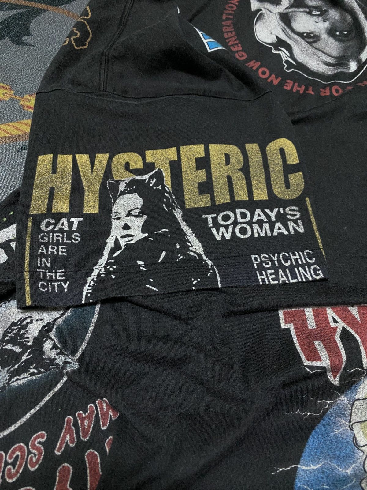 Hysteric Glamour Hysteric Glamour Monster Of Rock Metal Full Print T Shirt Size US L / EU 52-54 / 3 - 6 Thumbnail