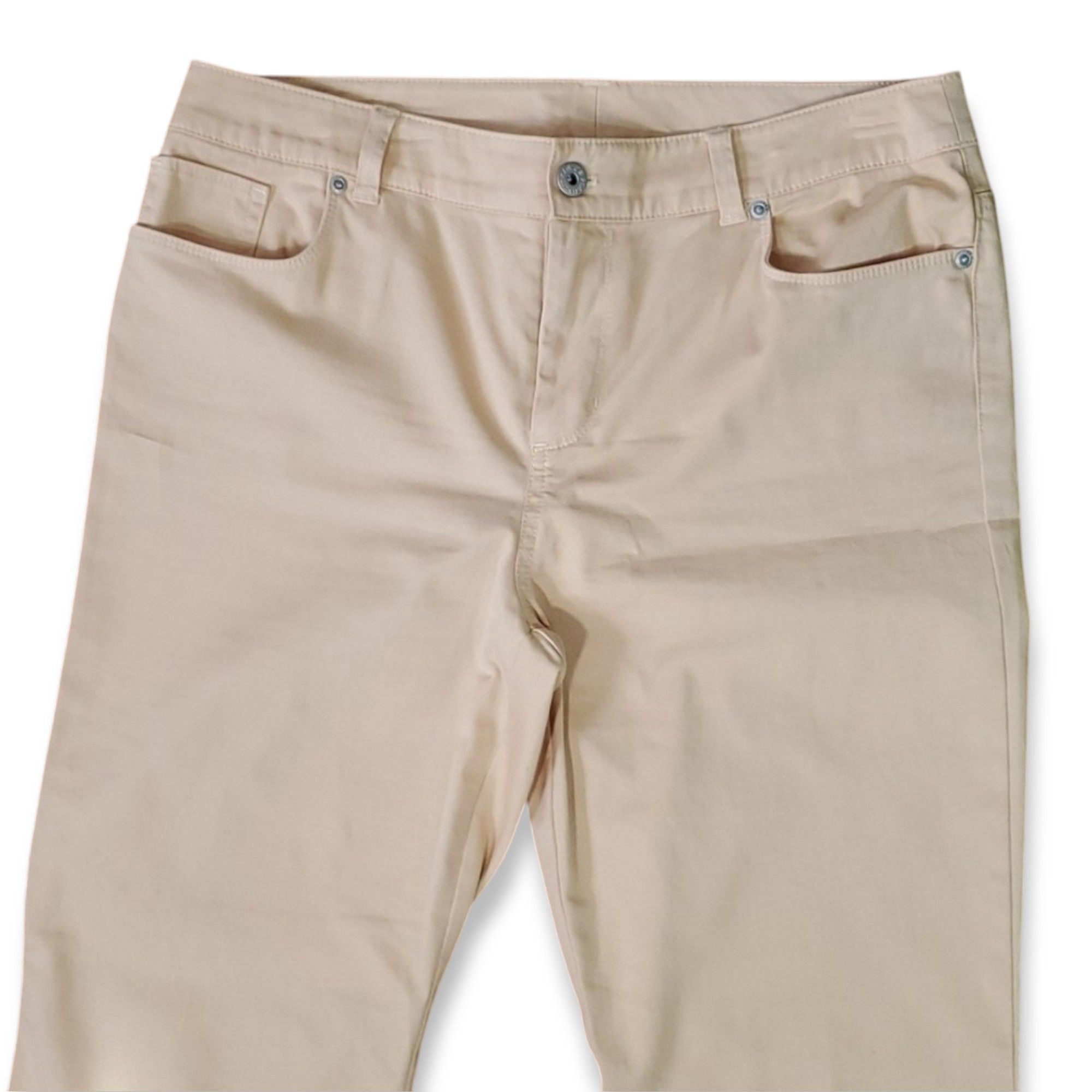 Chicos Chico's Sze 1.5/10 Platinum Jeans Chino Y2K Stretch Denim Size 32" / US 10 / IT 46 - 4 Thumbnail