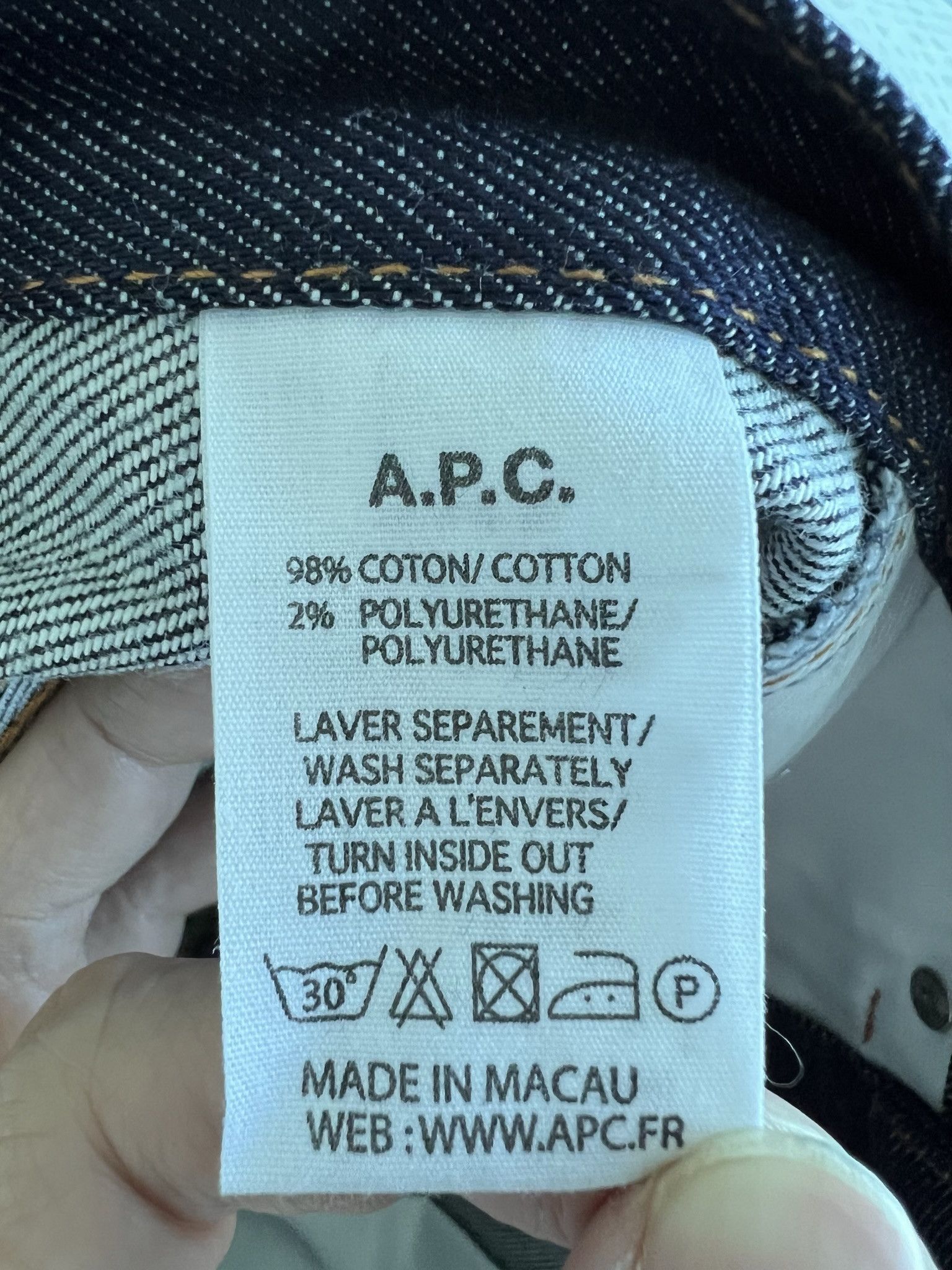 A.P.C. A.P.C. Petit New Standard Size US 28 / EU 44 - 7 Thumbnail