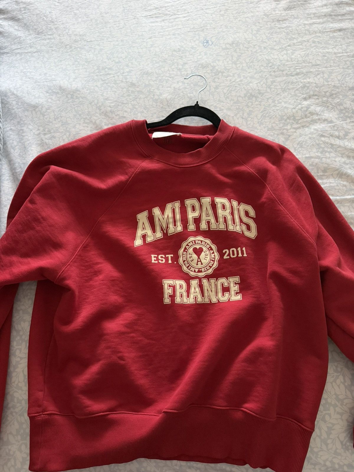 AMI Ami red sweater Size US M / EU 48-50 / 2 - 1 Thumbnail