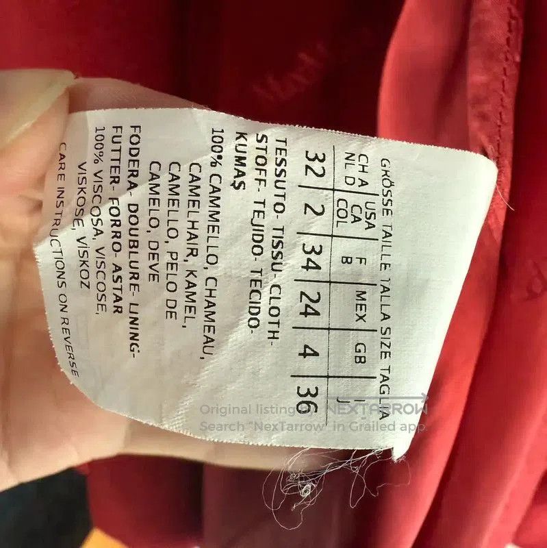 Max Mara MaxMara Red Wool Women’s Coat . Size M / US 6-8 / IT 42-44 - 4 Thumbnail