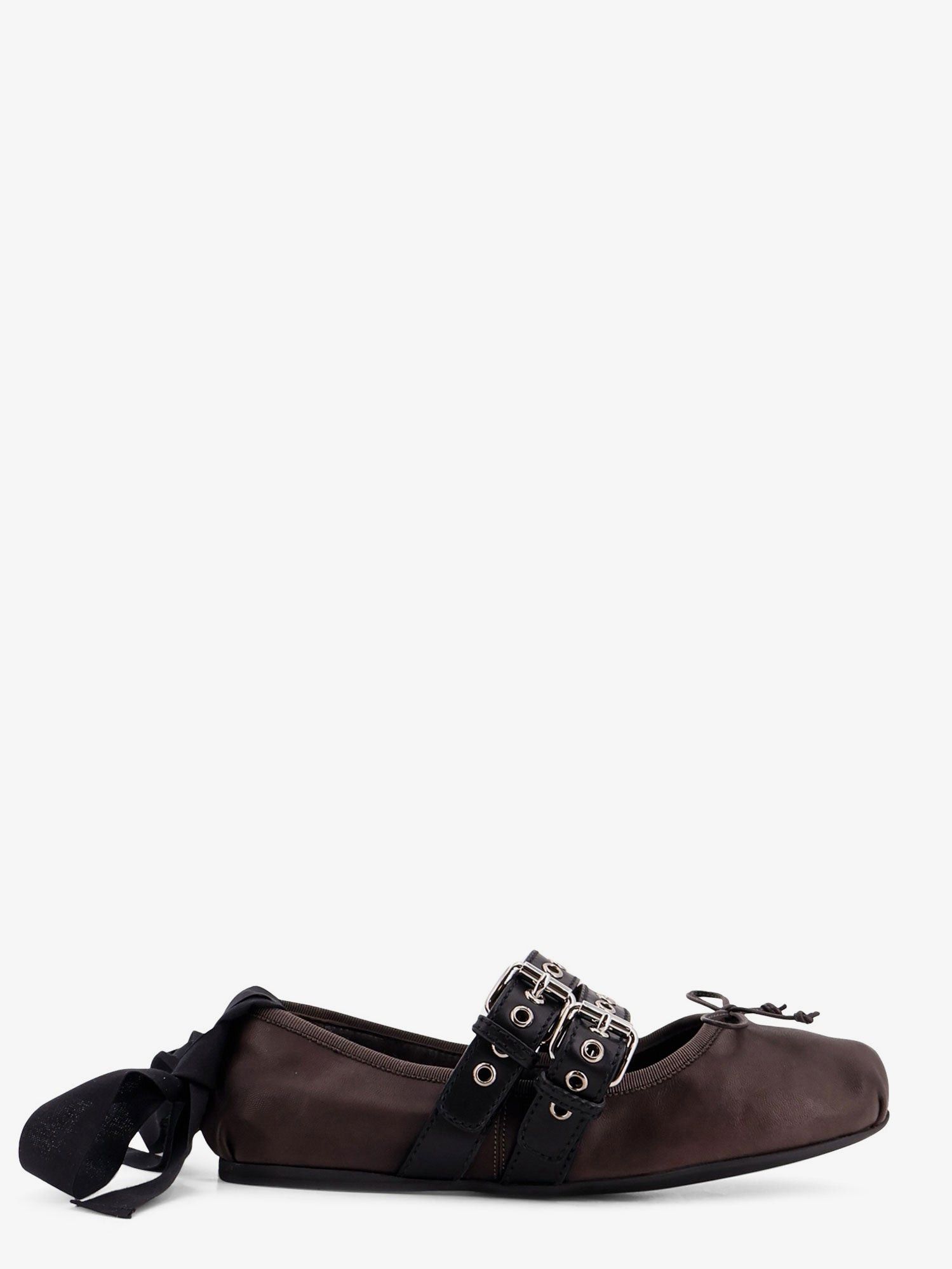 Miu Miu Leather Ballerinas Size US 6 / IT 36 - 1 Thumbnail