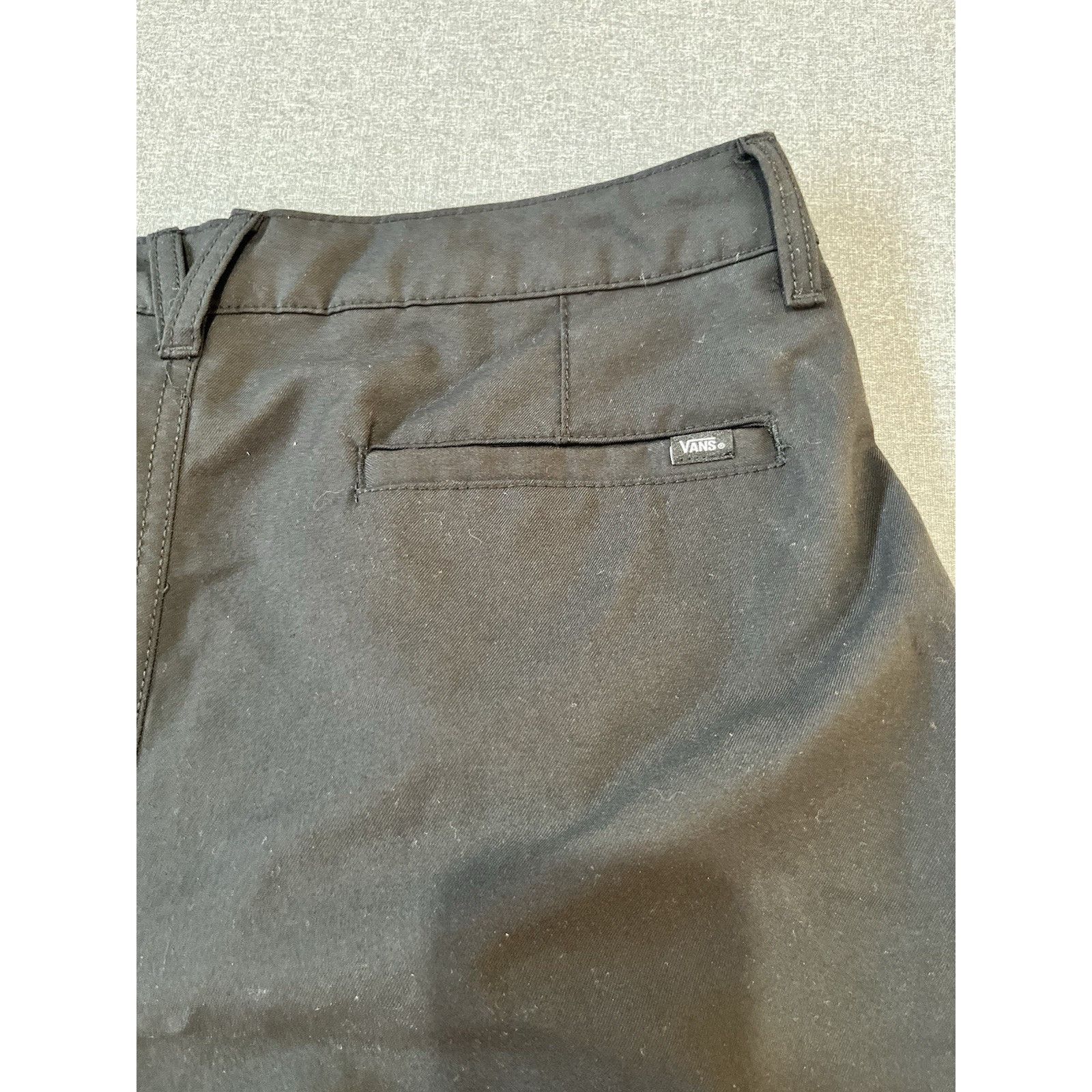 Vans VANS Pants Mens 29 Black Chino Straight Loose Fit Pockets Size US 29 - 4 Thumbnail