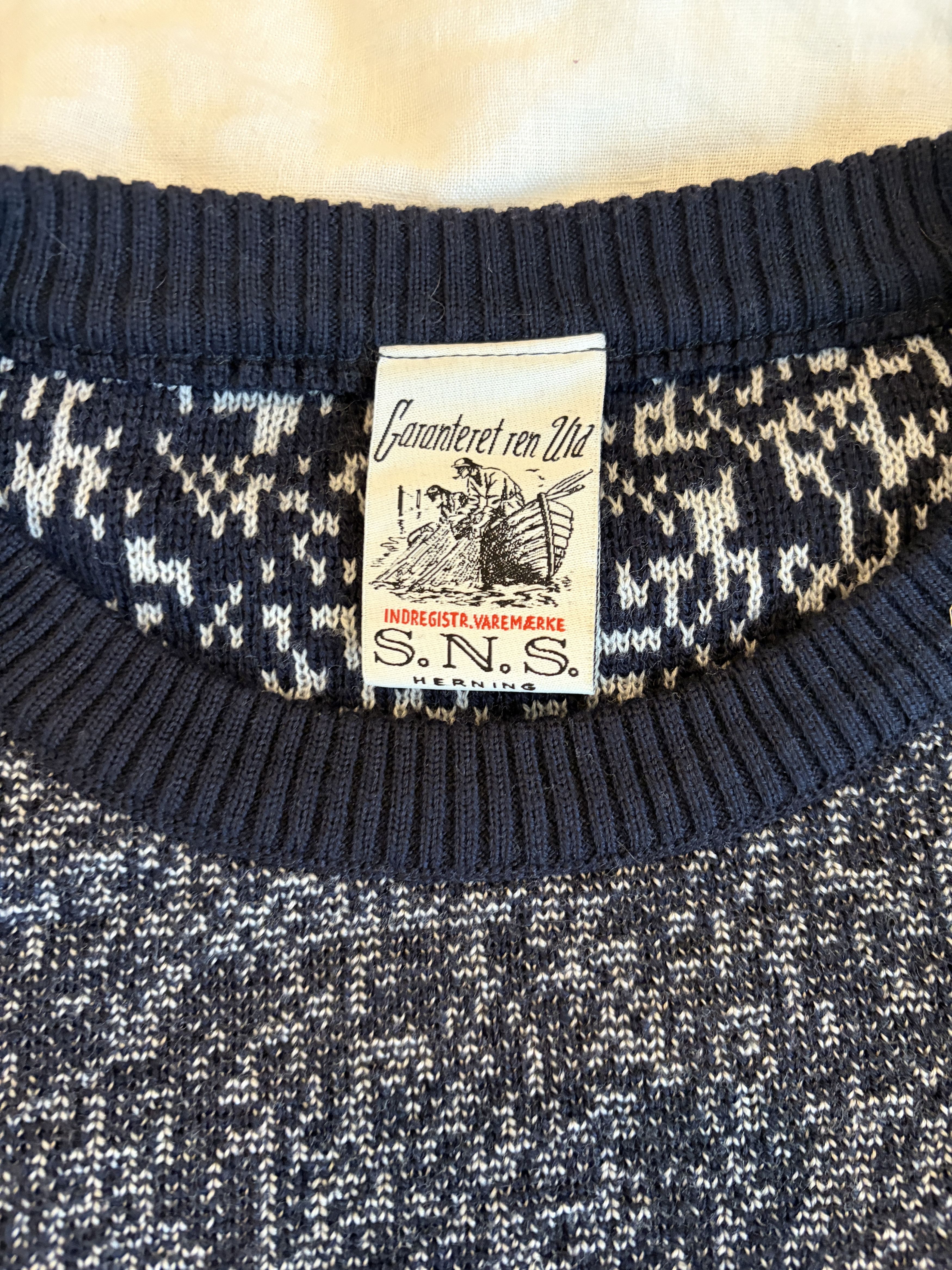 S.N.S. Herning S.N.S. Herning 100% Merino Wool - Blue Melange - XL Size US XL / EU 56 / 4 - 1 Thumbnail