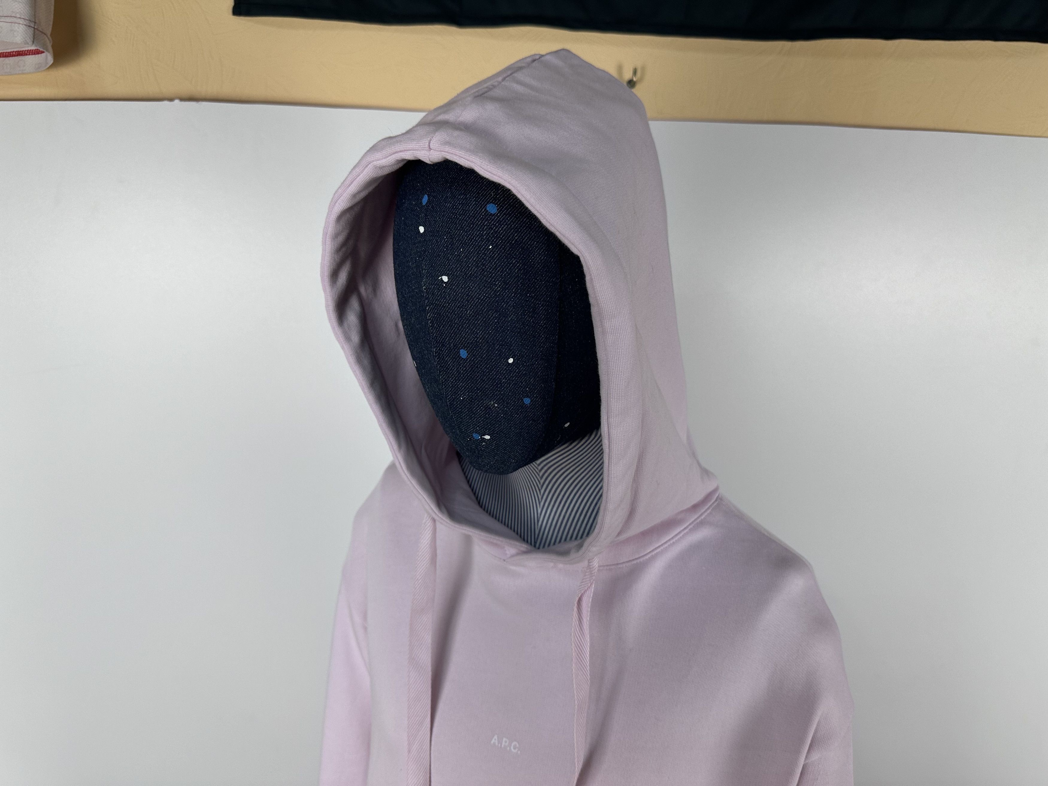 A.P.C. × Grailed A.P.C. Hoodie Pink Logo Womens Size M Size M / US 6-8 / IT 42-44 - 9 Thumbnail