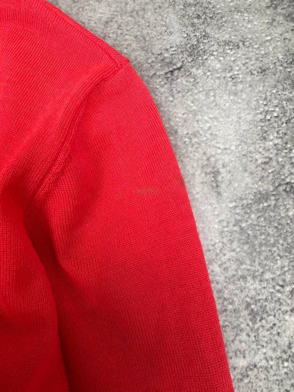 Merz B. Schwanen Maerz Muenchen Merino Wool Sweater Red Women's Size M Size M / US 6-8 / IT 42-44 - 6 Thumbnail