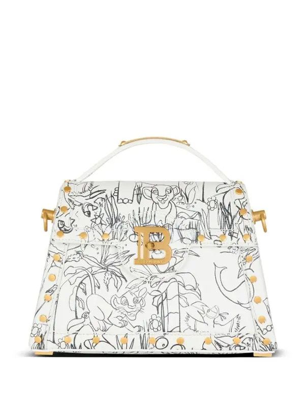 Balmain o1s1wg111225 Size:OS/X Disney B-Buzz Tote Bag in White Size ONE SIZE - 1 Thumbnail