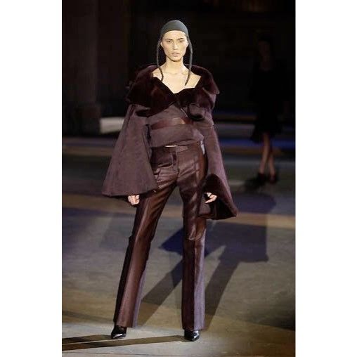 Alexander McQueen Alexander McQueen FW 2002 Black Silk Pants Size IT 42 fits U Size 27" / US 4 / IT 40 - 3 Thumbnail