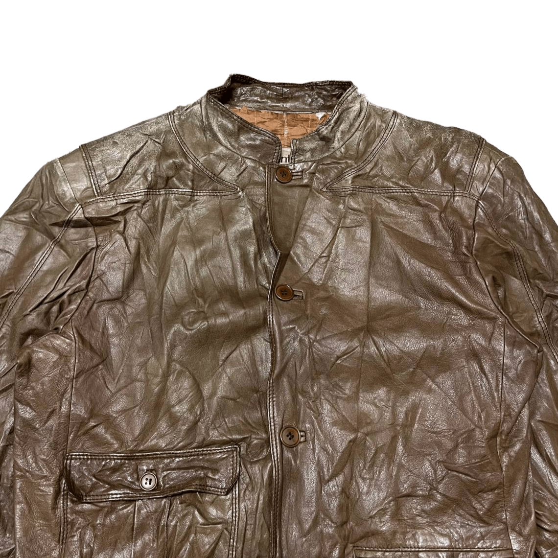 Valentino Vintage Valentino Pelle Lamb Skin Leather Jacket Size US S / EU 44-46 / 1 - 2 Thumbnail