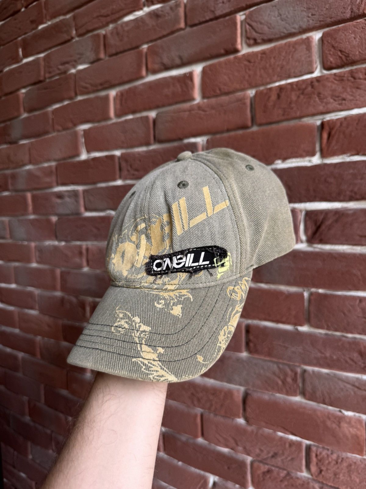 O'Neill Vintage 90s O’Neill Hat Cap Green Skate Surf Snow Hype Size ONE SIZE - 2 Thumbnail