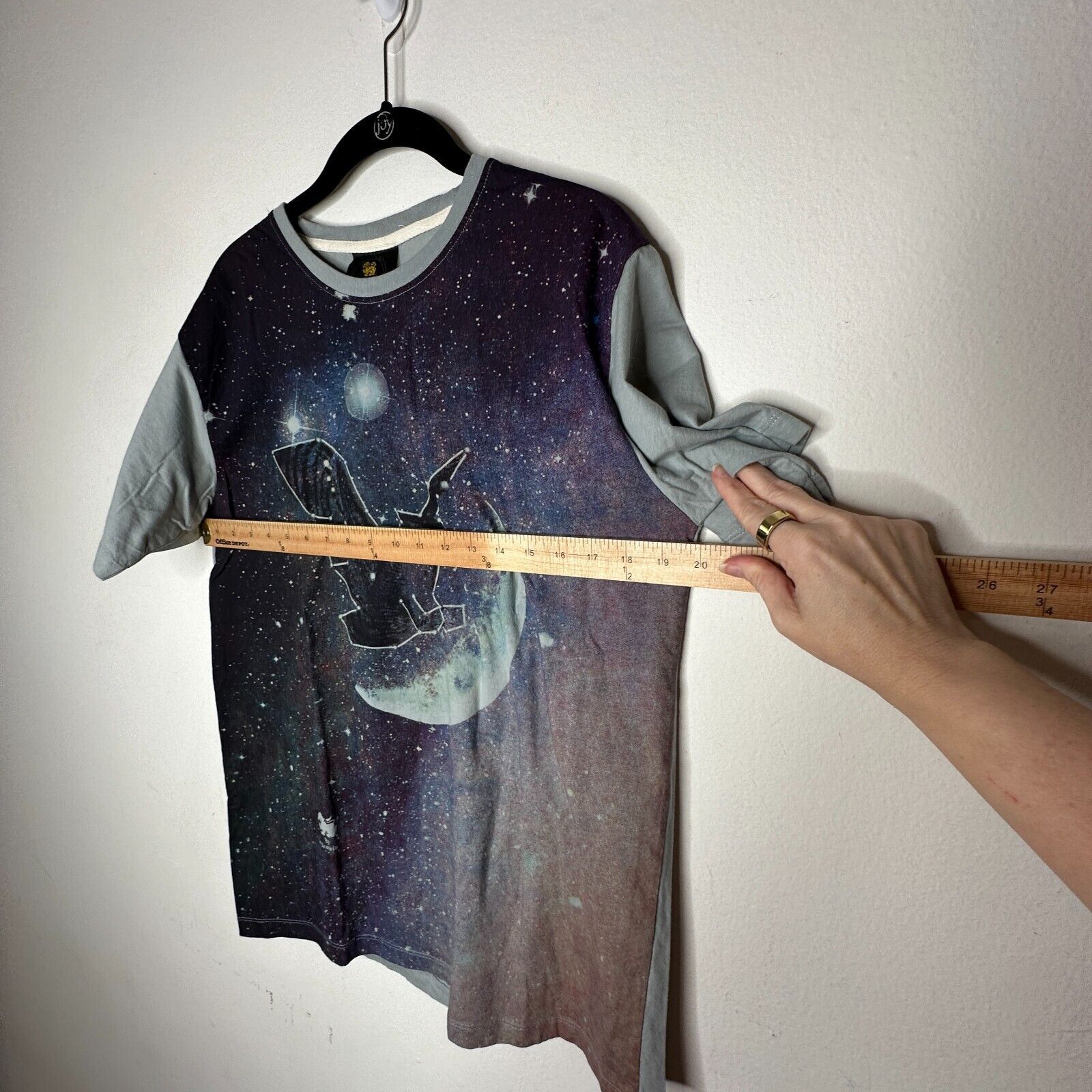 Other Singha Gray Multi Owl Moon Tee Stars Rainbow Ltd Edition L Size L / US 10 / IT 46 - 9 Thumbnail