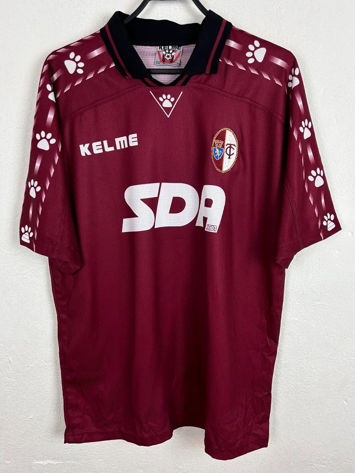 Maillot D'Entraînement Officiel Torino (Turin) 1997-1998 Par Kelme - Taille S - Occasion