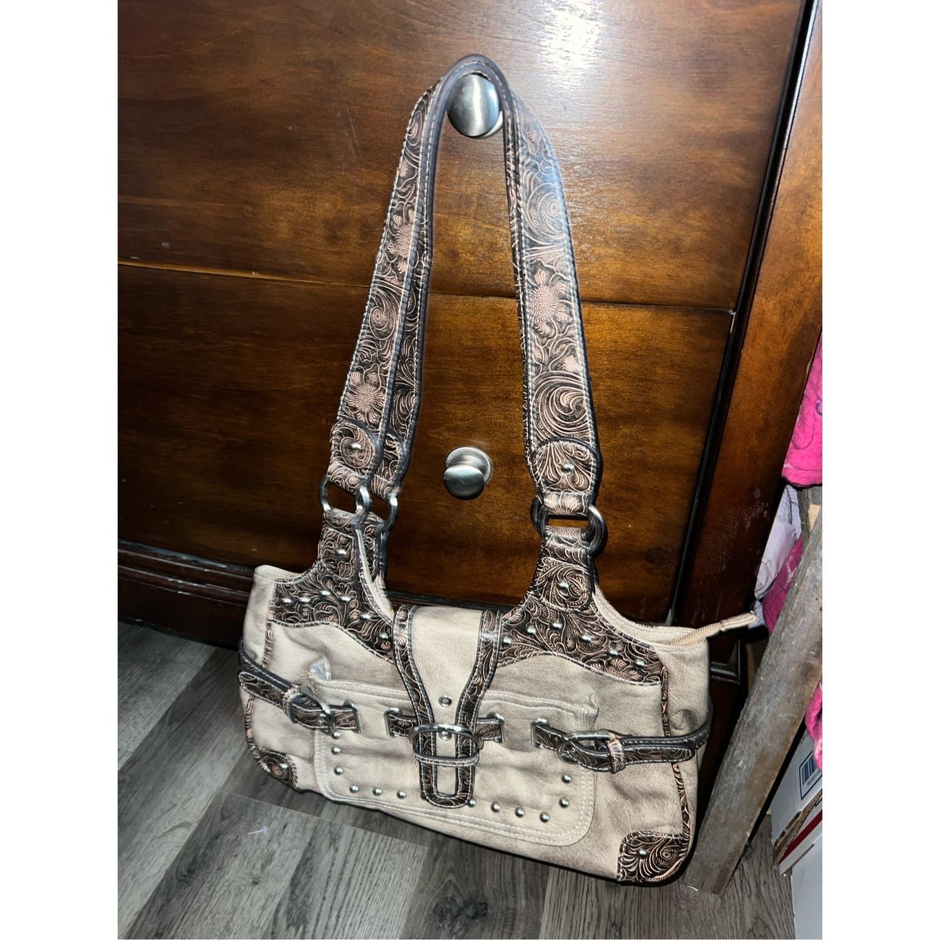 Other Woman’s Brown/Tan Western Purse Shoulder Purse Size ONE SIZE - 3 Thumbnail