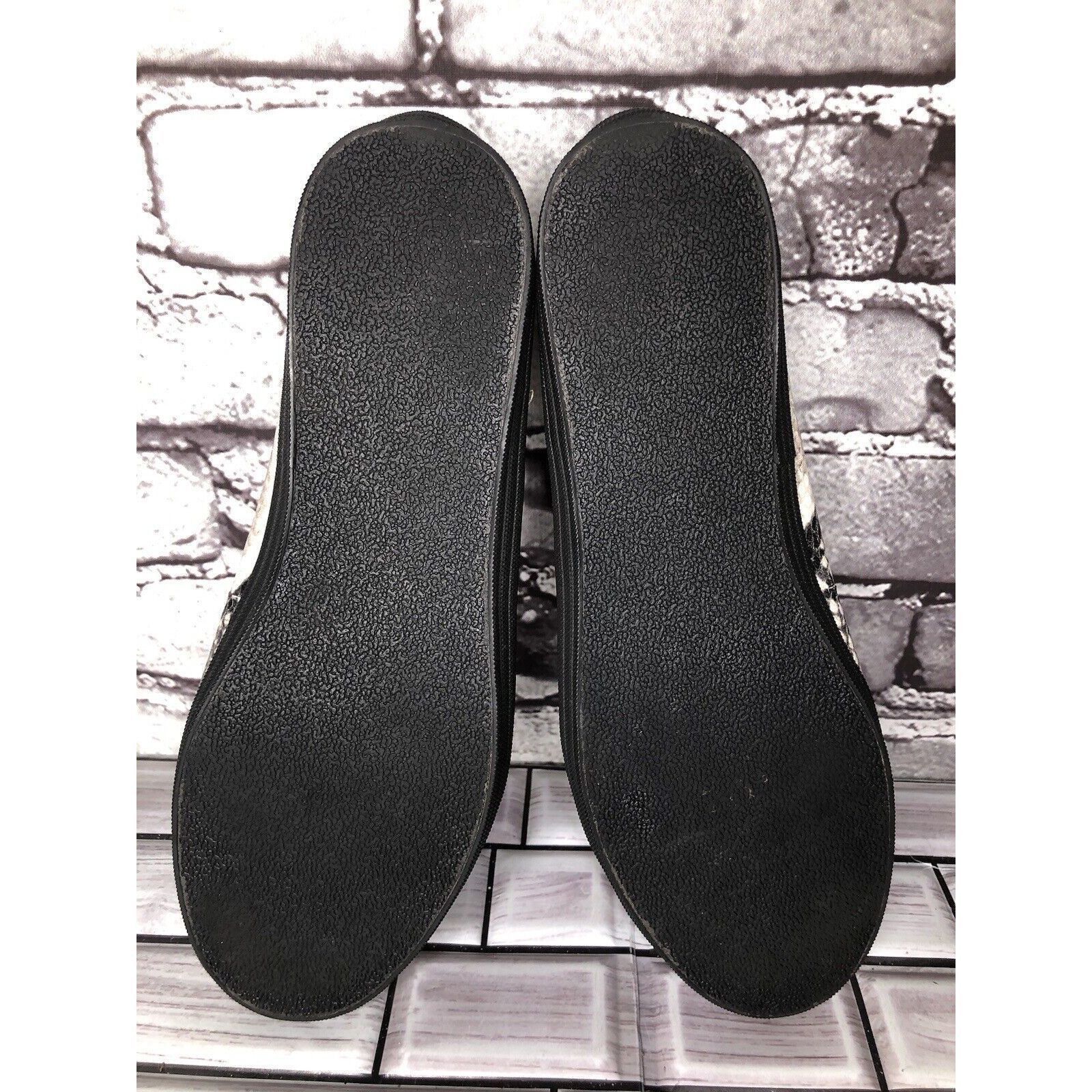 Tommy Bahama Tommy Bahama Odesa Ivory Black Leather Snake Skin Ballet Fla Size US 8 / IT 38 - 6 Thumbnail
