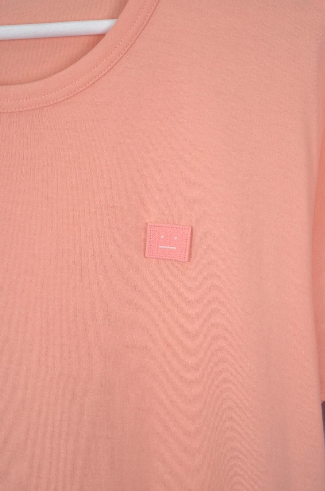 Acne Studios Acne Studios Nash Face Logo Mens Size L Slim Fit Peach Size US L / EU 52-54 / 3 - 4 Thumbnail